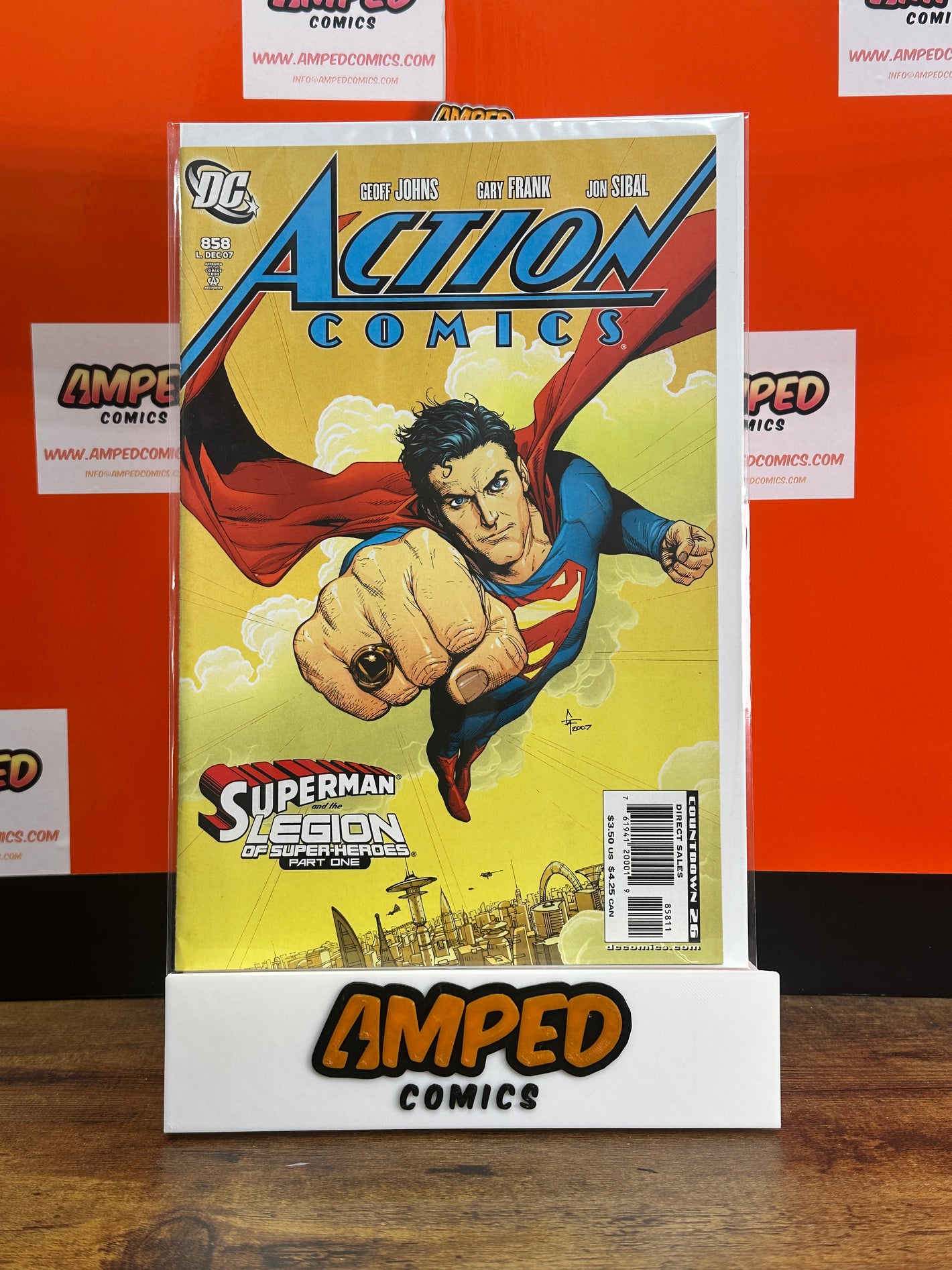 Action Comics 858 DC Comics Dec 2007 Superman Legion of Super-Heroes