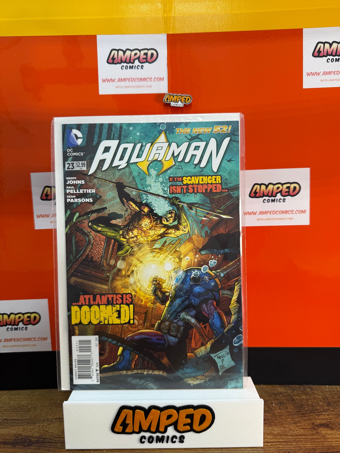 Aquaman 23 DC Comics The New 52 Geoff Johns 2013