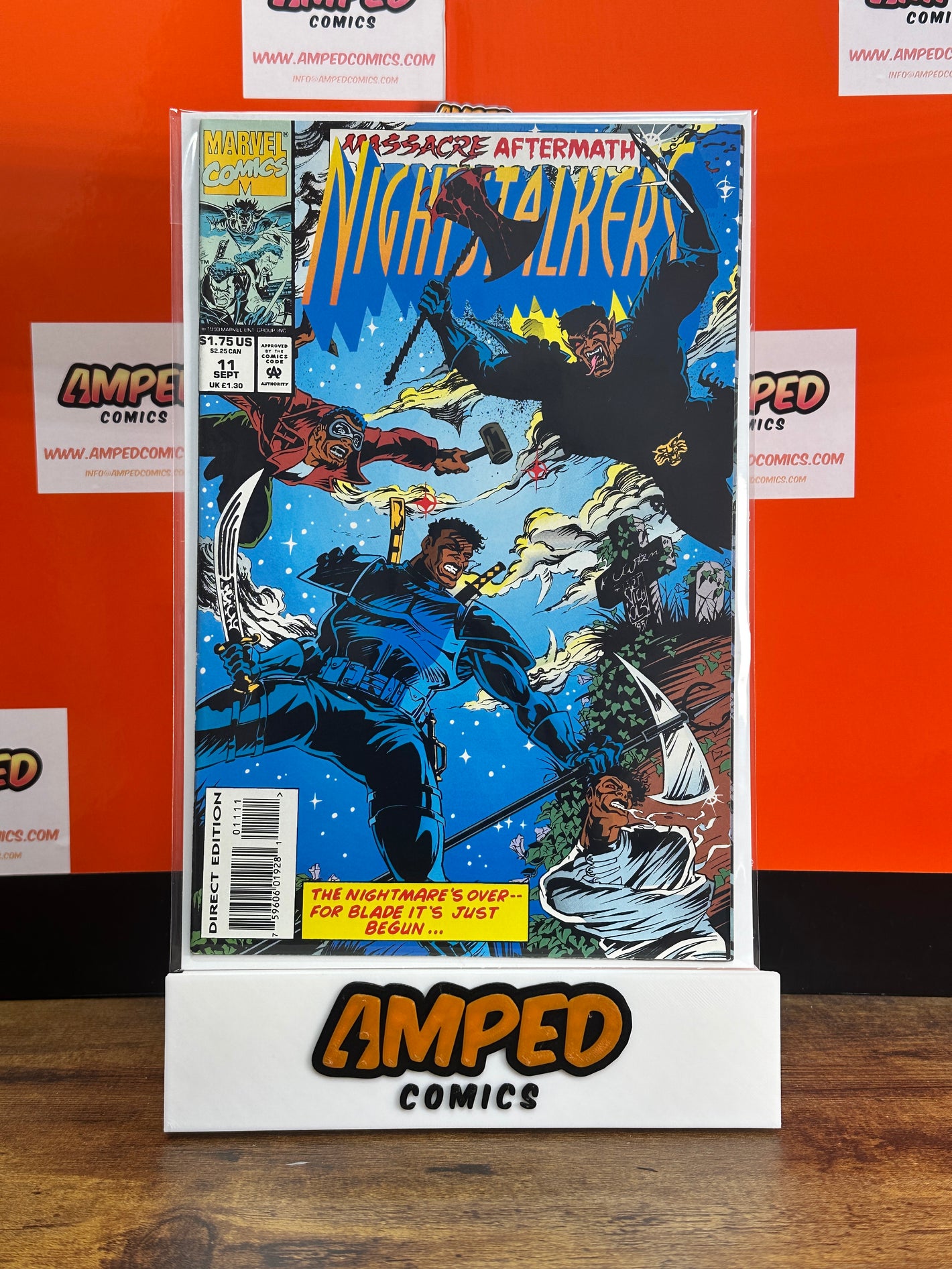 Nightstalkers 11 Marvel Comics September 1993 Blade Appearance
