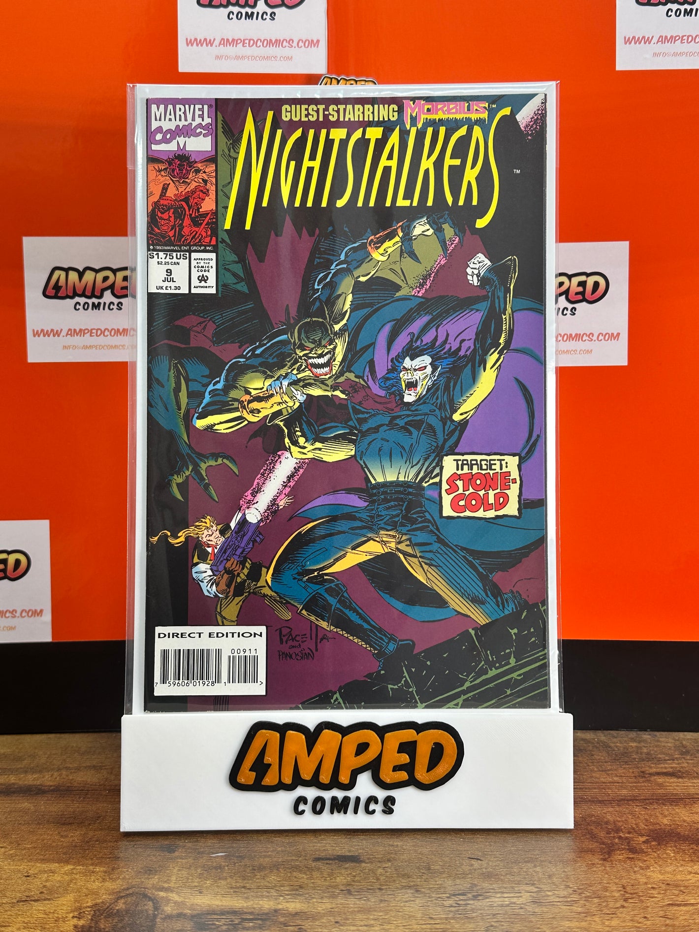Nightstalkers 9 Marvel Comics 1993 Guest-Starring Morbius