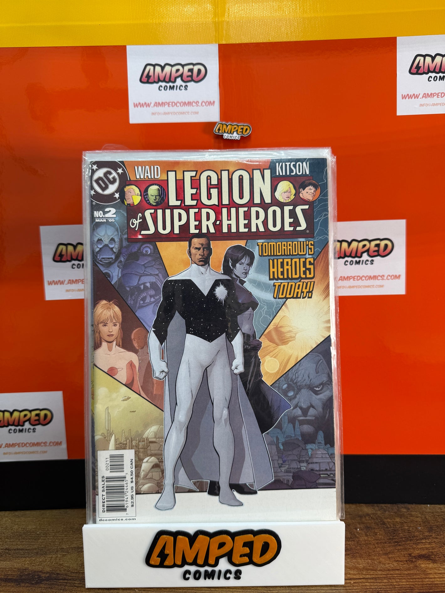 Legion of Super-Heroes 2 DC Comics March 2005 Waid Kitson