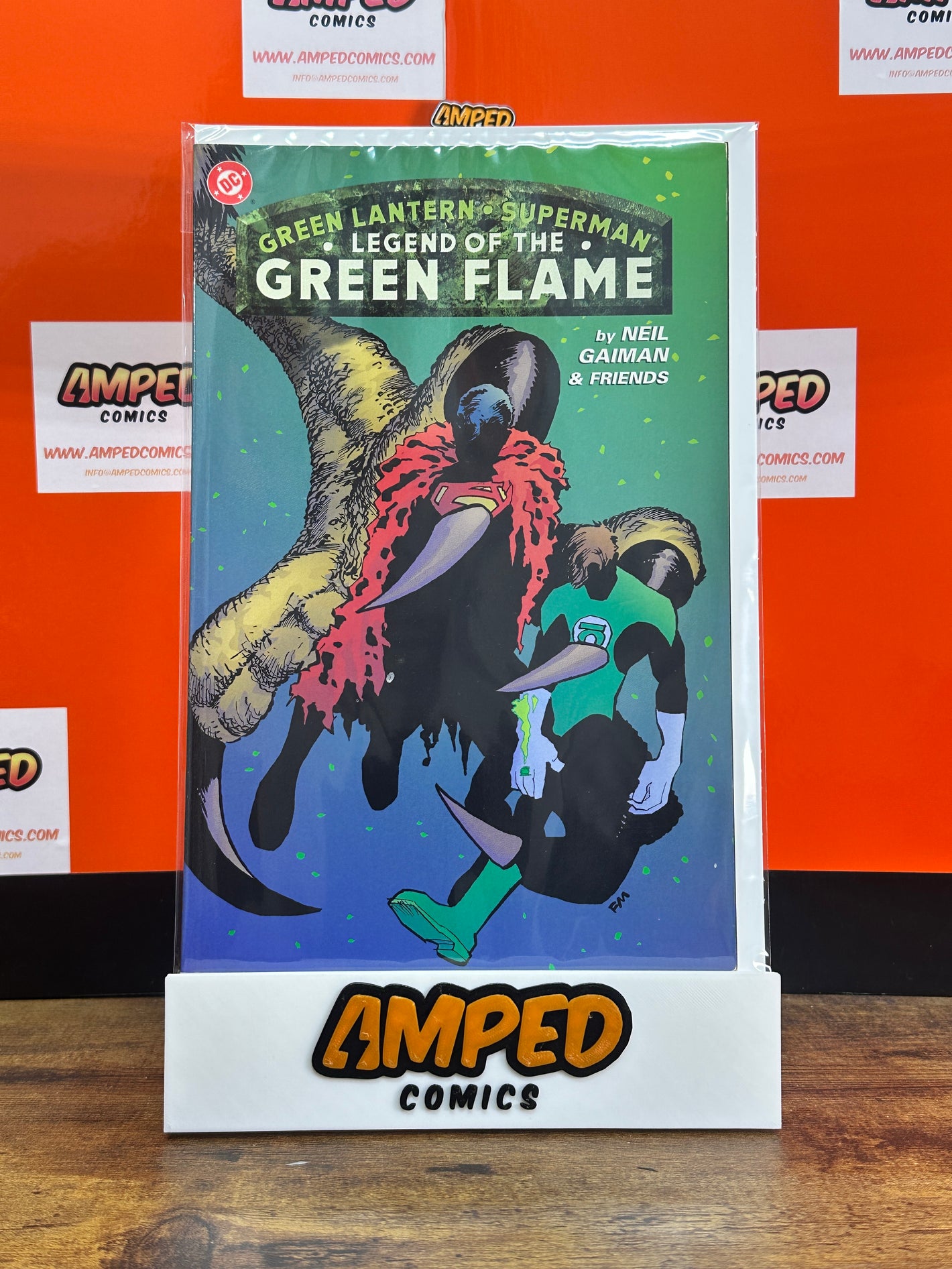 Green Lantern Superman Legend of the Green Flame DC Neil Gaiman