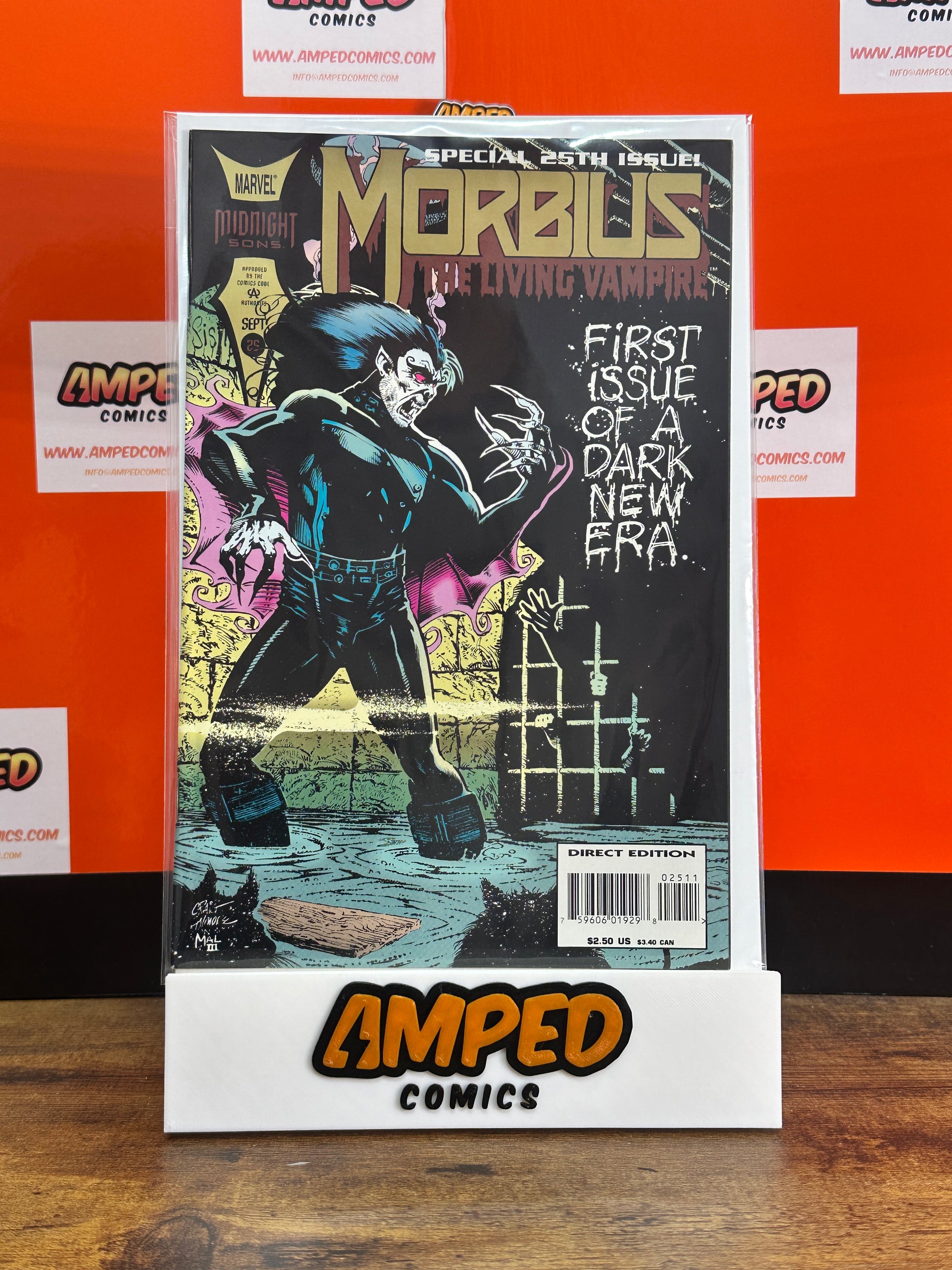 Morbius The Living Vampire 25 Marvel 1992 Midnight Sons Special 25th Issue