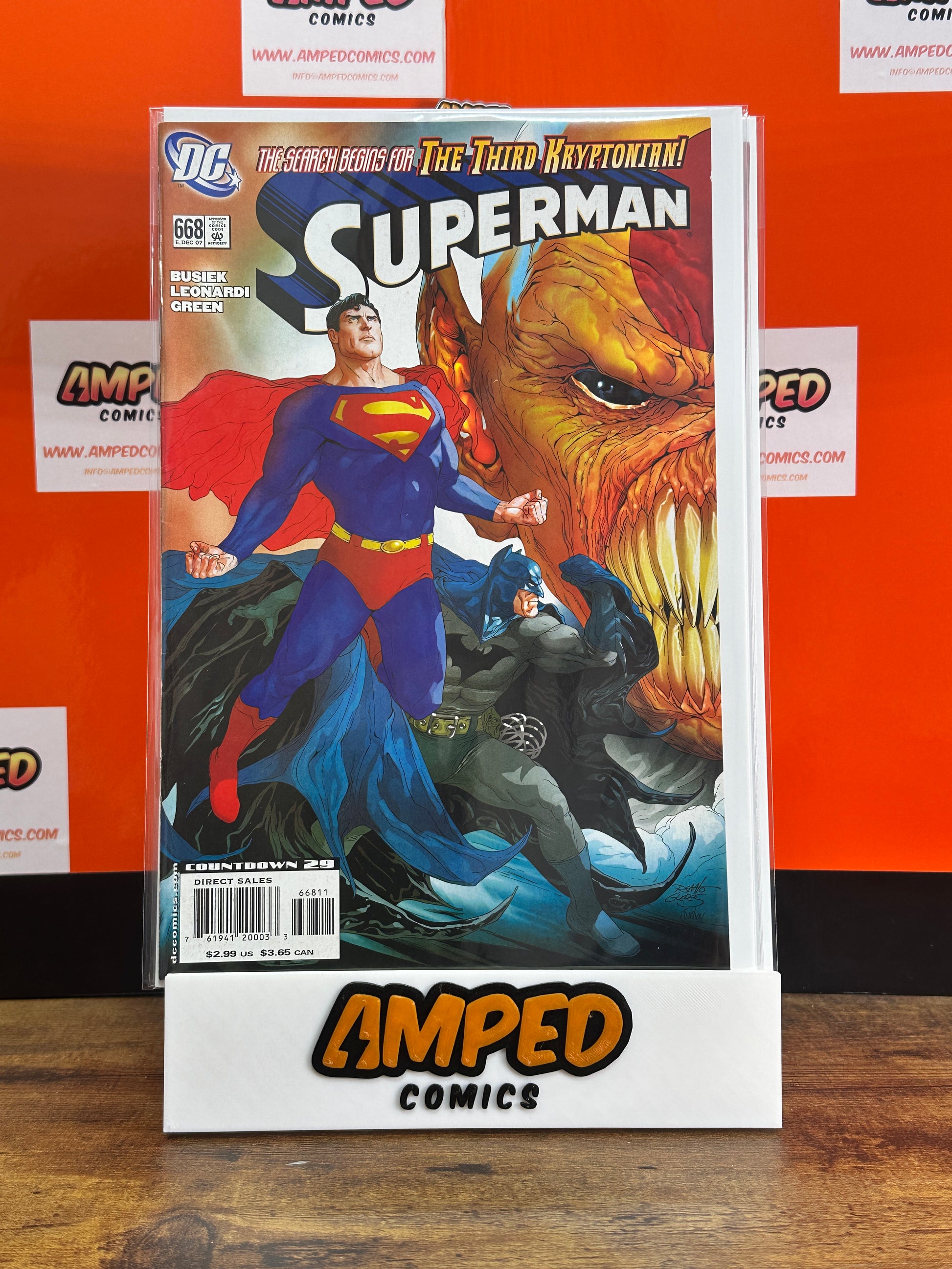 Superman 668 DC Comics 2007 Busiek Leonardi