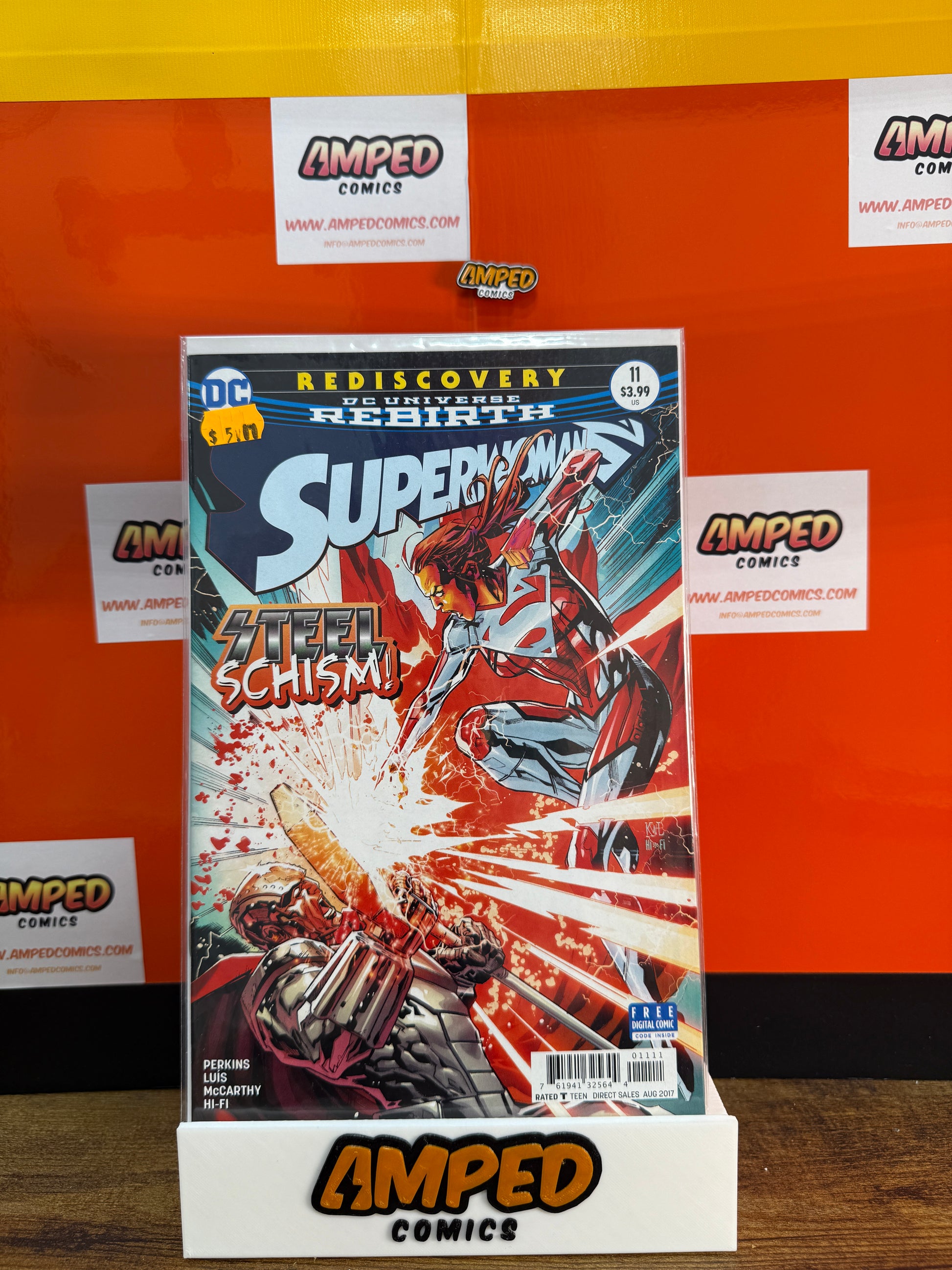 Superman 11 DC Universe Rebirth Steel Schism Aug 2017