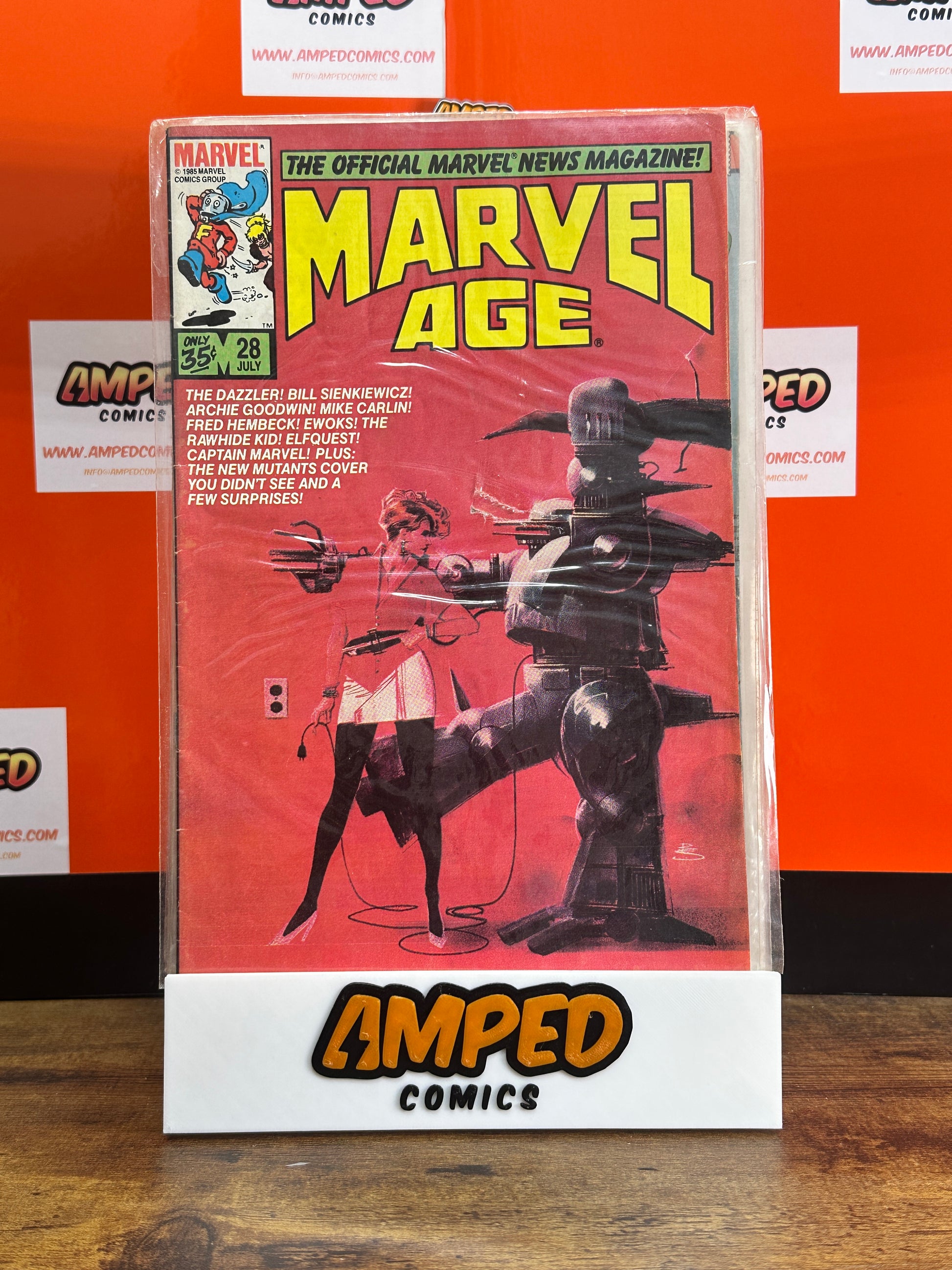 Marvel Age 28 Official Marvel News Magazine 1985