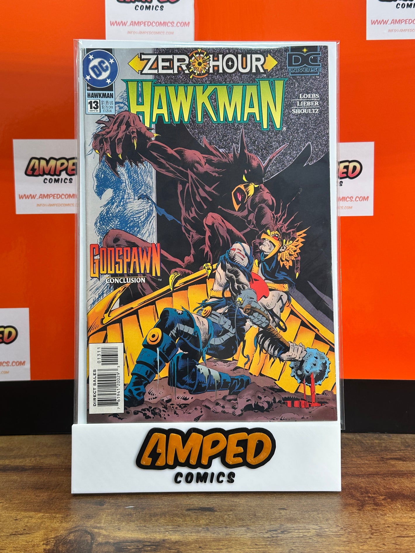 Hawkman 13 Zero Hour DC Comics 1994 Godspawn Conclusion