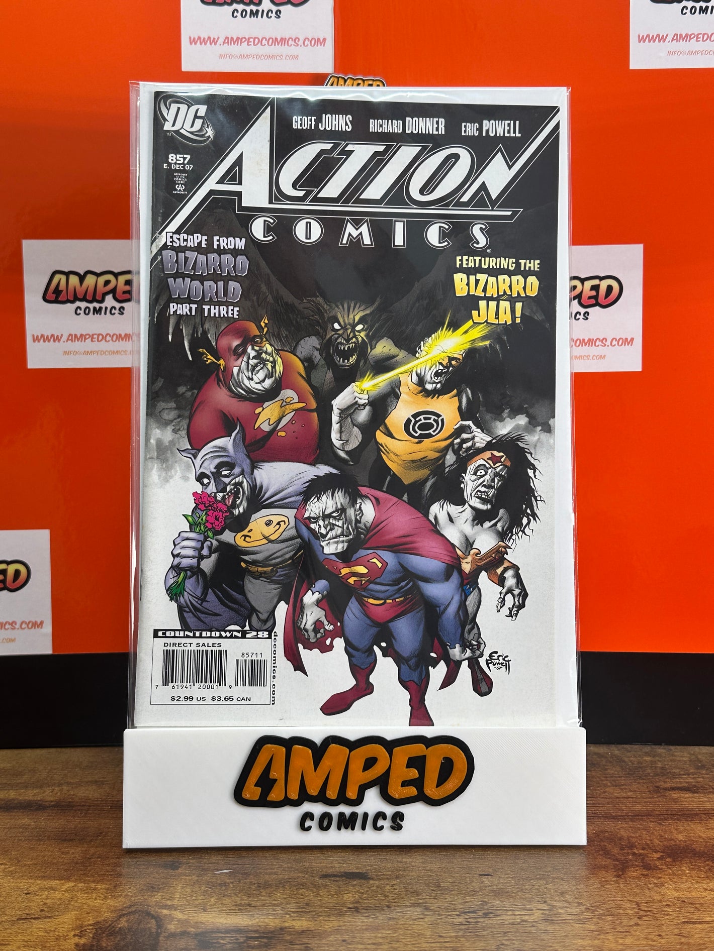 Action Comics 857 DC Comics Dec 2007 Bizarro JLA Geoff Johns