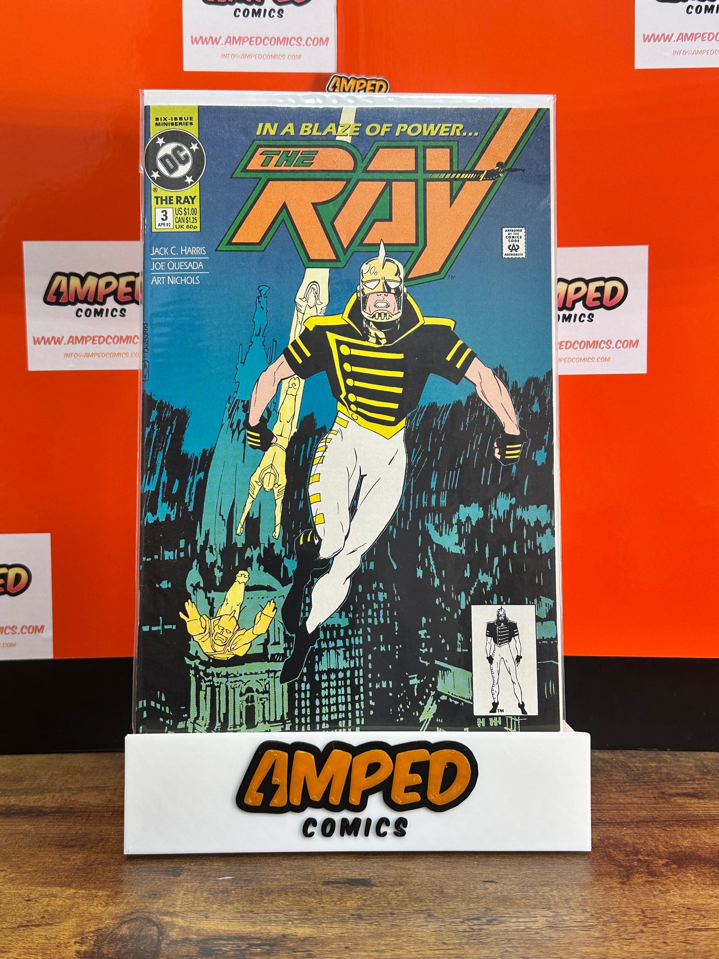 The Ray 3 DC Comics 1992 Mini-Series Joe Quesada Art