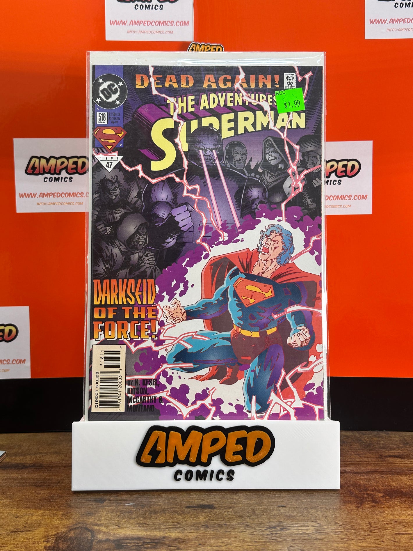 The Adventures of Superman 518 DC Comics 1994 Darkseid Appearance