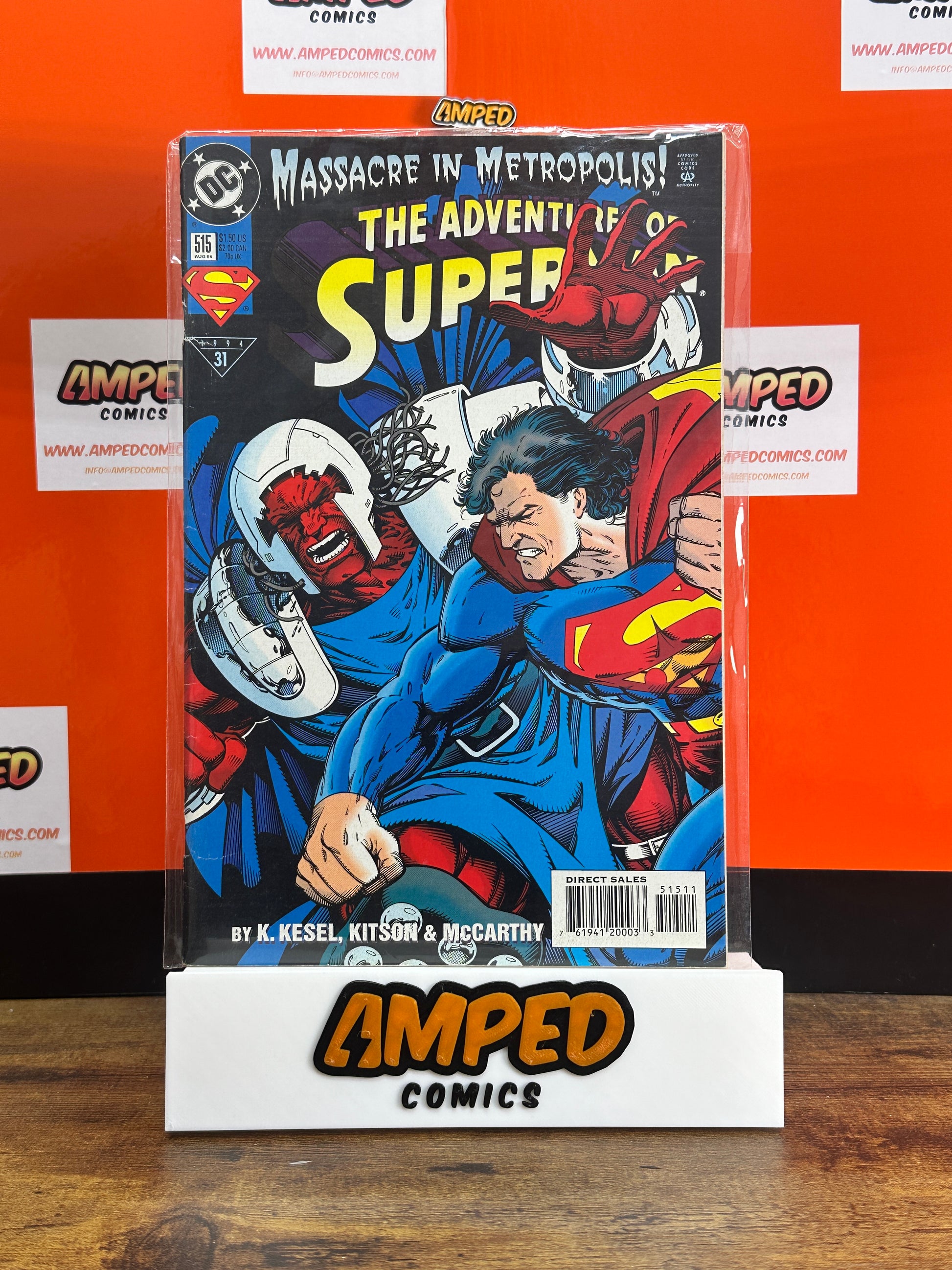 The Adventures of Superman 515 DC Comics 1994 Massacre in Metropolis
