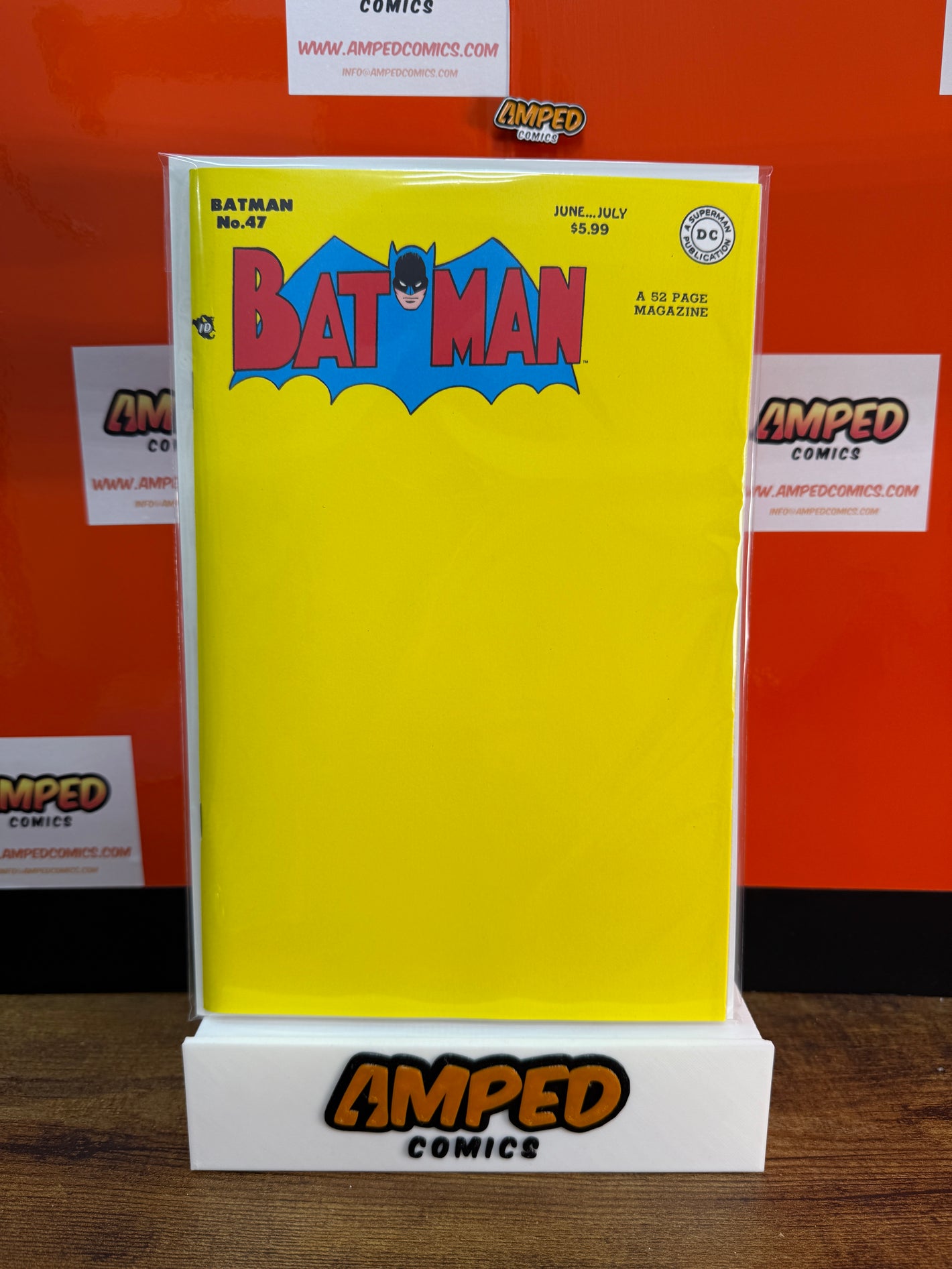 BATMAN #47 FACSIMILE EDITION BLANK CARD STOCK VARIANT