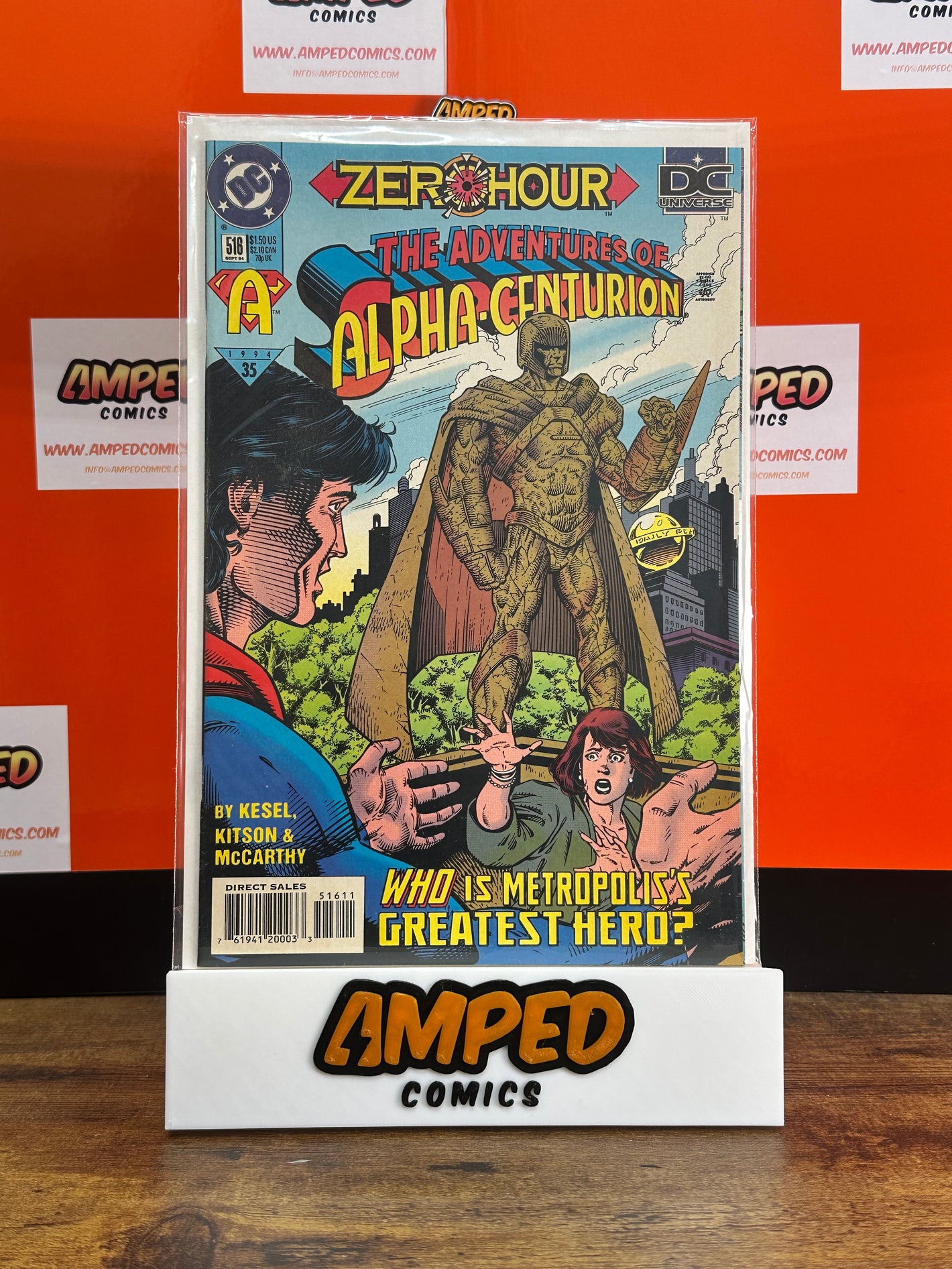 Zero Hour Adventures of Alpha Centurion 1 DC Comics 1994