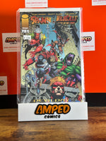 Spawn/WildC.A.T.s 1 (Image, Jan 1996) Alan Moore, Scott Clark