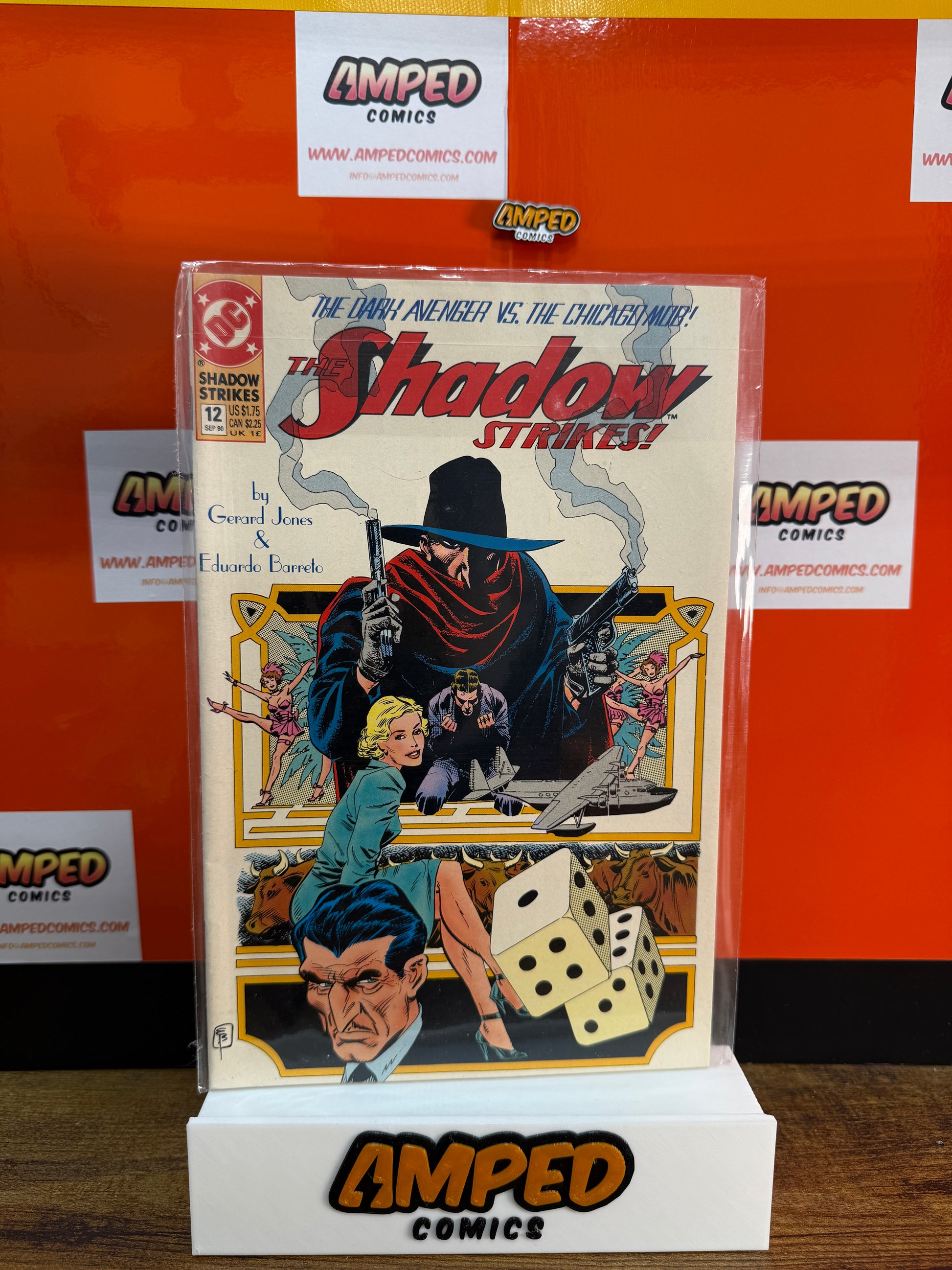 The Shadow Strikes 12 DC Comics 1990 Gerard Jones Eduardo Barreto