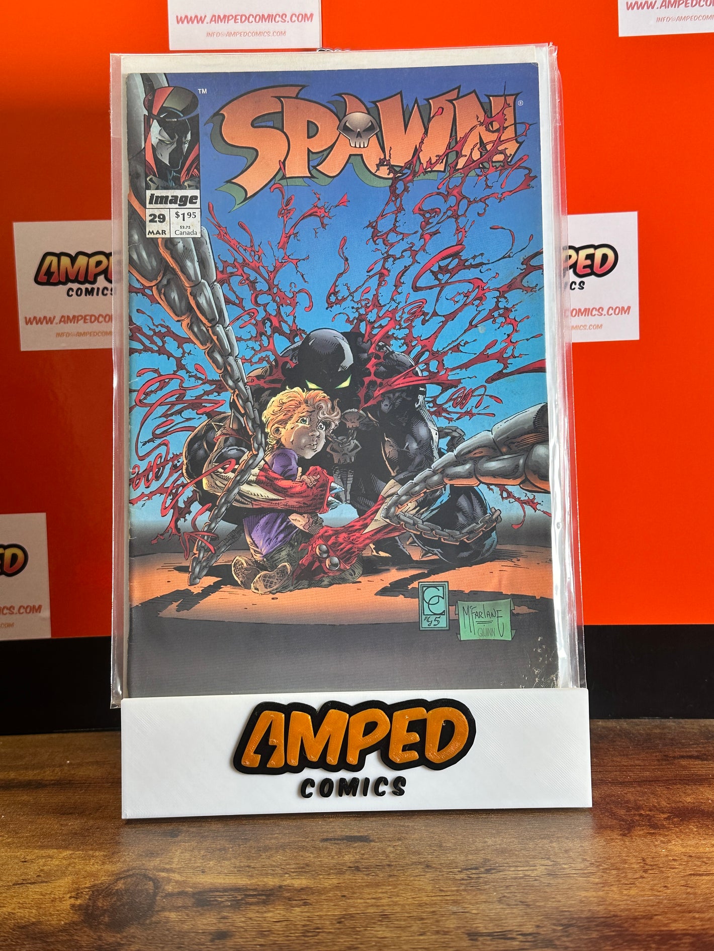 Spawn 29 (March 1995, Image Comics) Todd McFarlane Cover Art MID GRADE