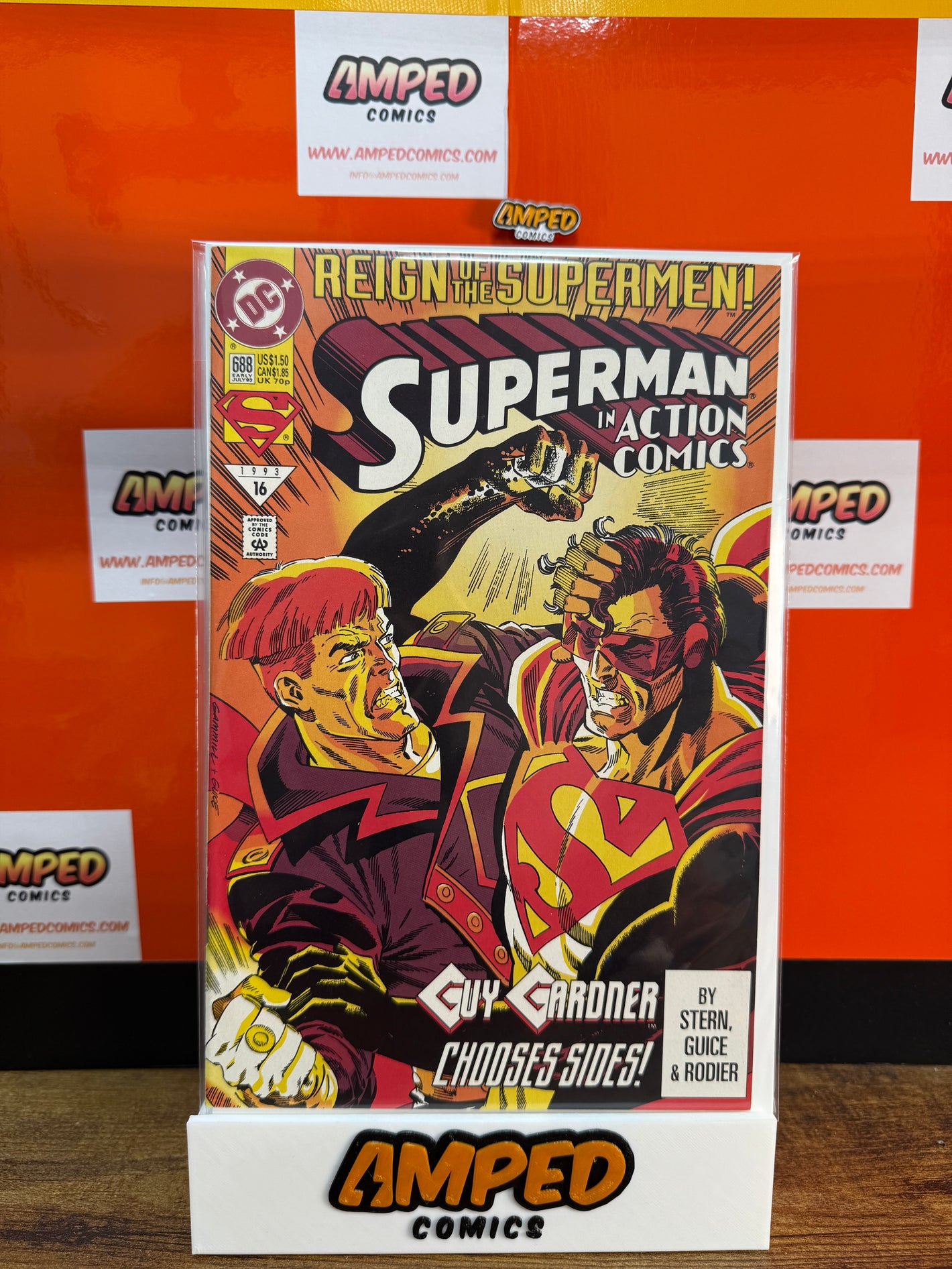 Superman in Action Comics 688 DC Comics 1993 Reign of the Supermen