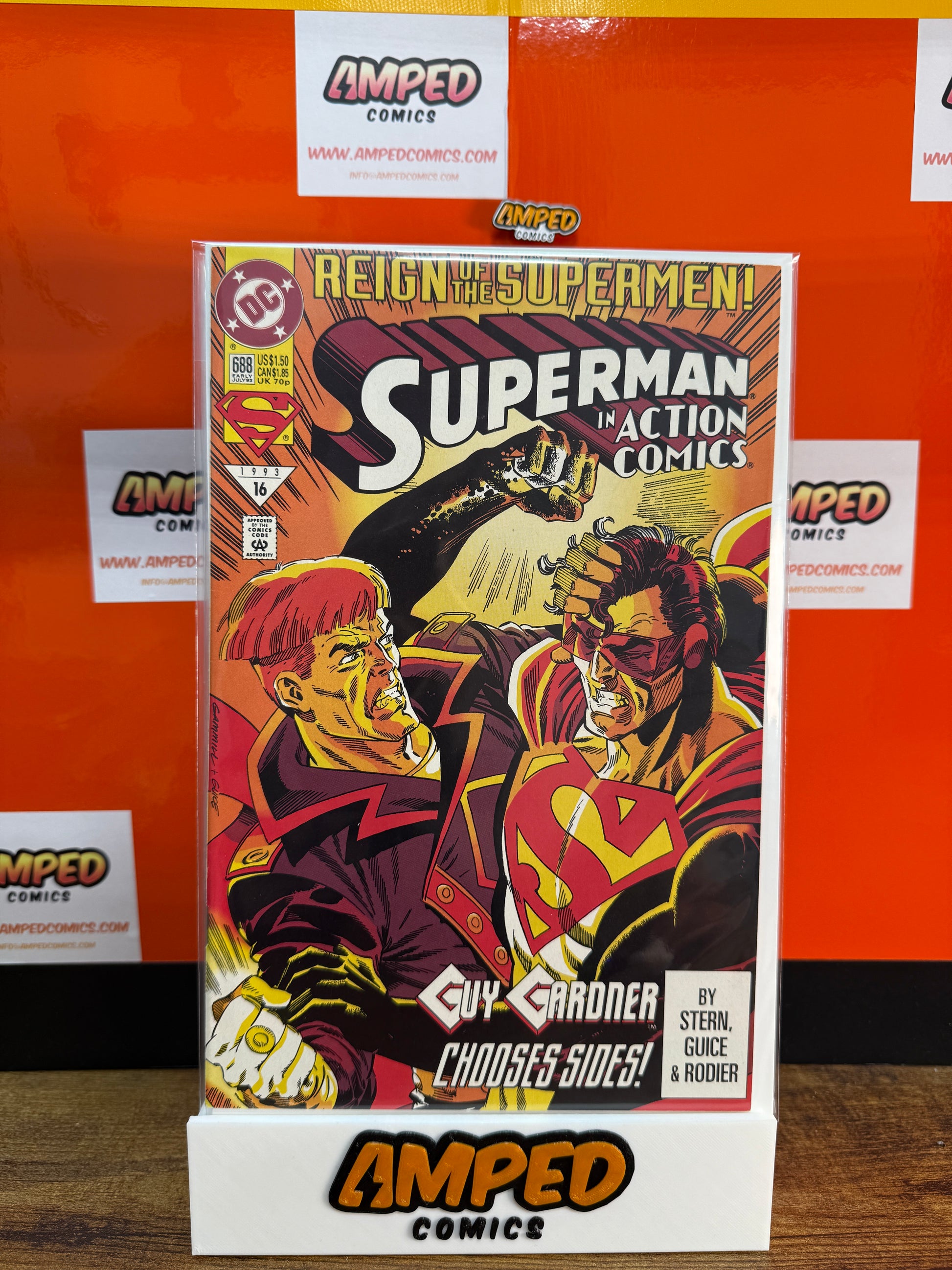 Superman in Action Comics 688 DC Comics 1993 Reign of the Supermen