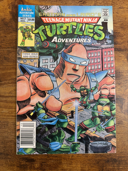 Teenage Mutant Ninja Turtles Adventures 3 Dec 1988 Archie Comics