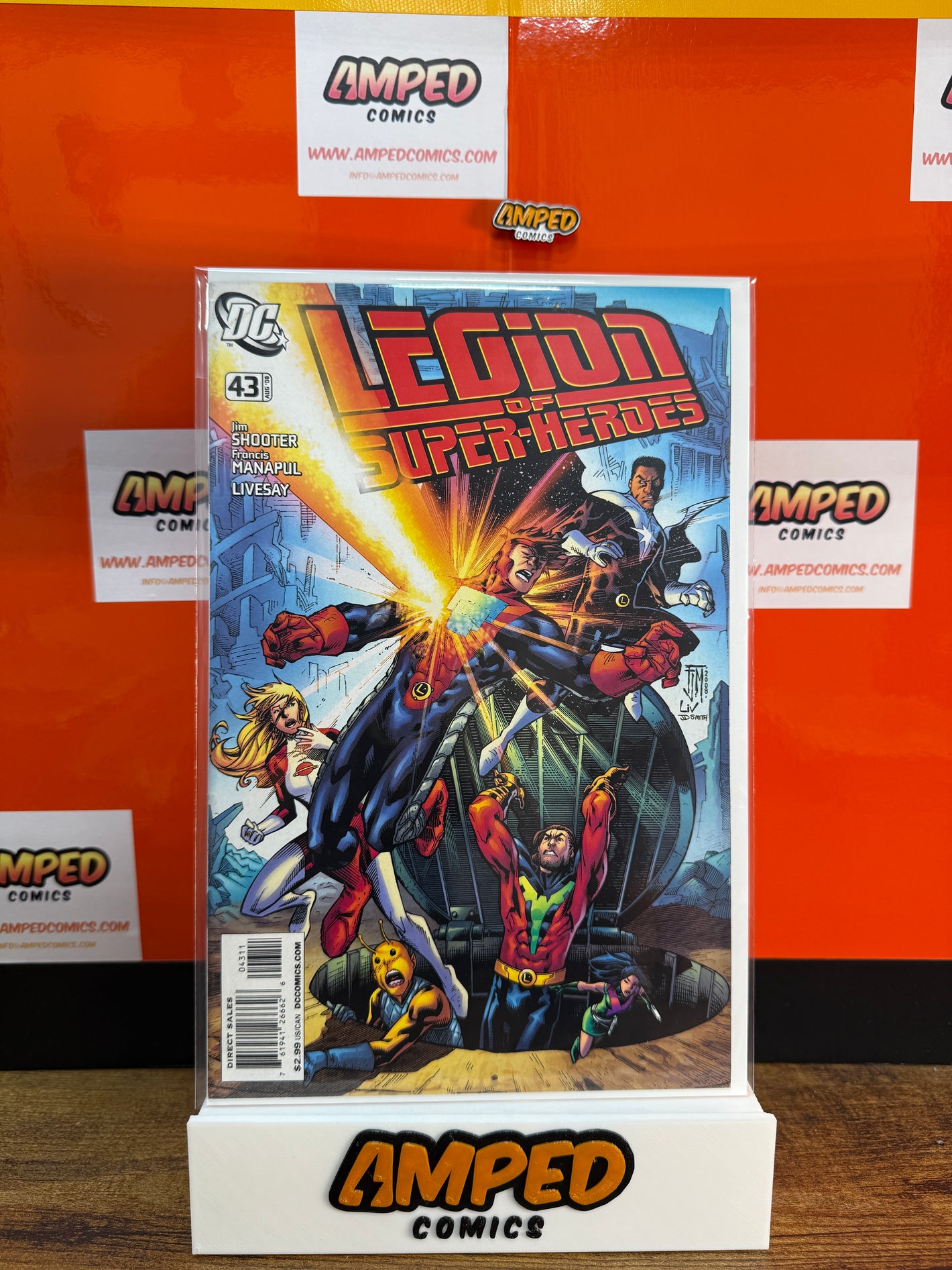 Legion of Super-Heroes 43 DC Comics 2008 Jim Shooter Francis Manapul