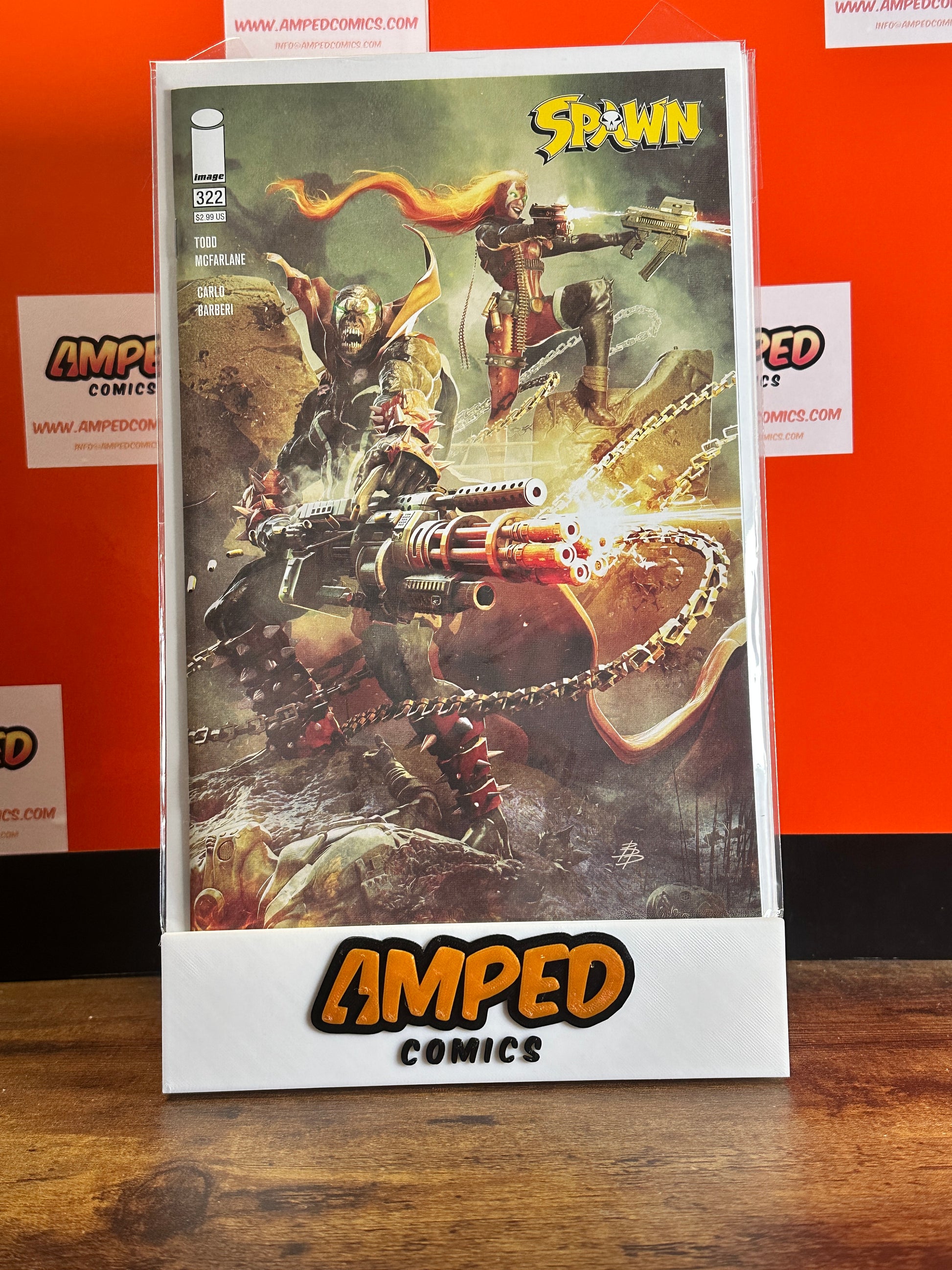 Spawn 322 Image Comics Todd McFarlane Carlo Barberi Cover