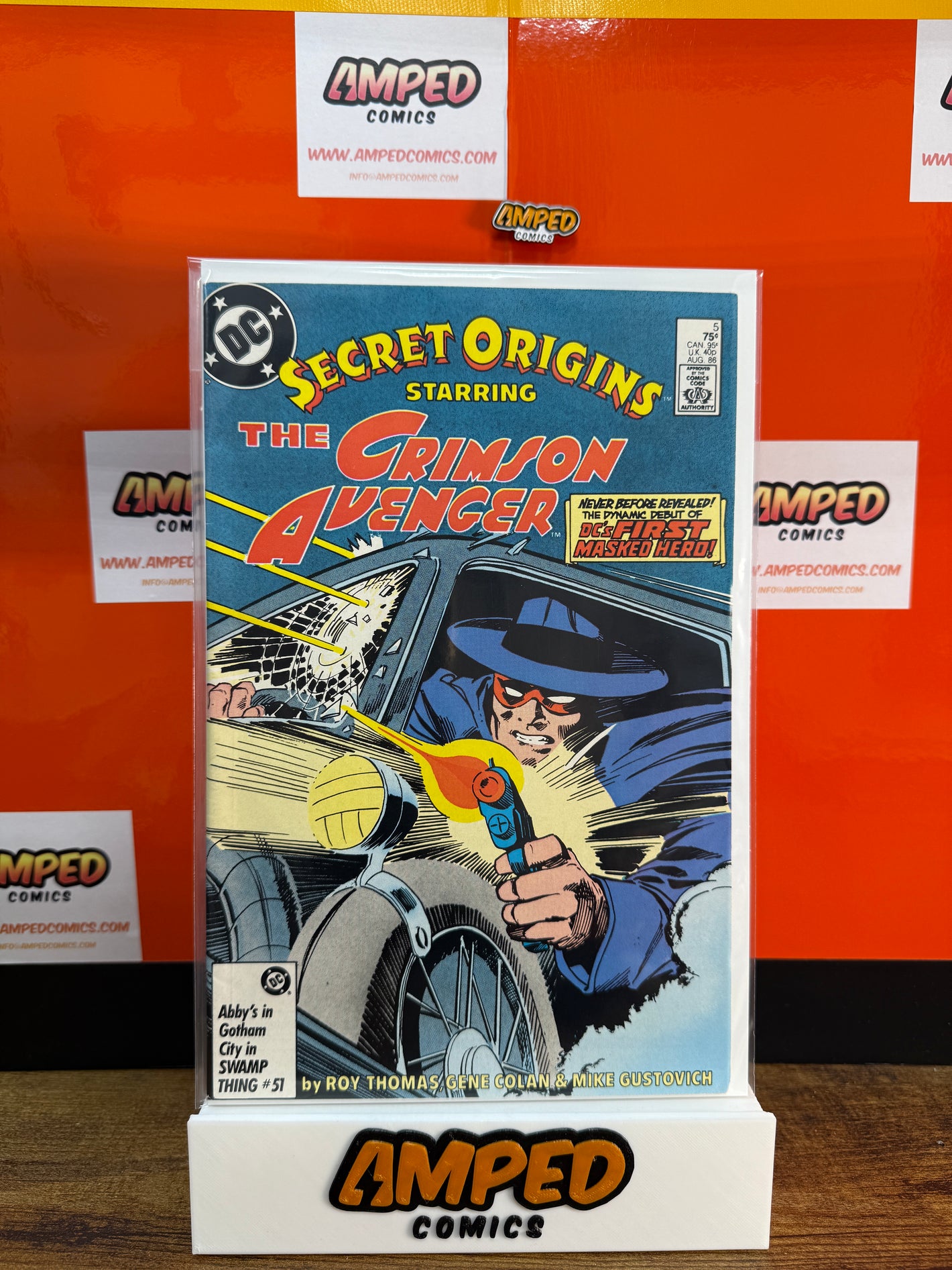 Secret Origins 5 DC Comics Aug 1986 The Crimson Avenger