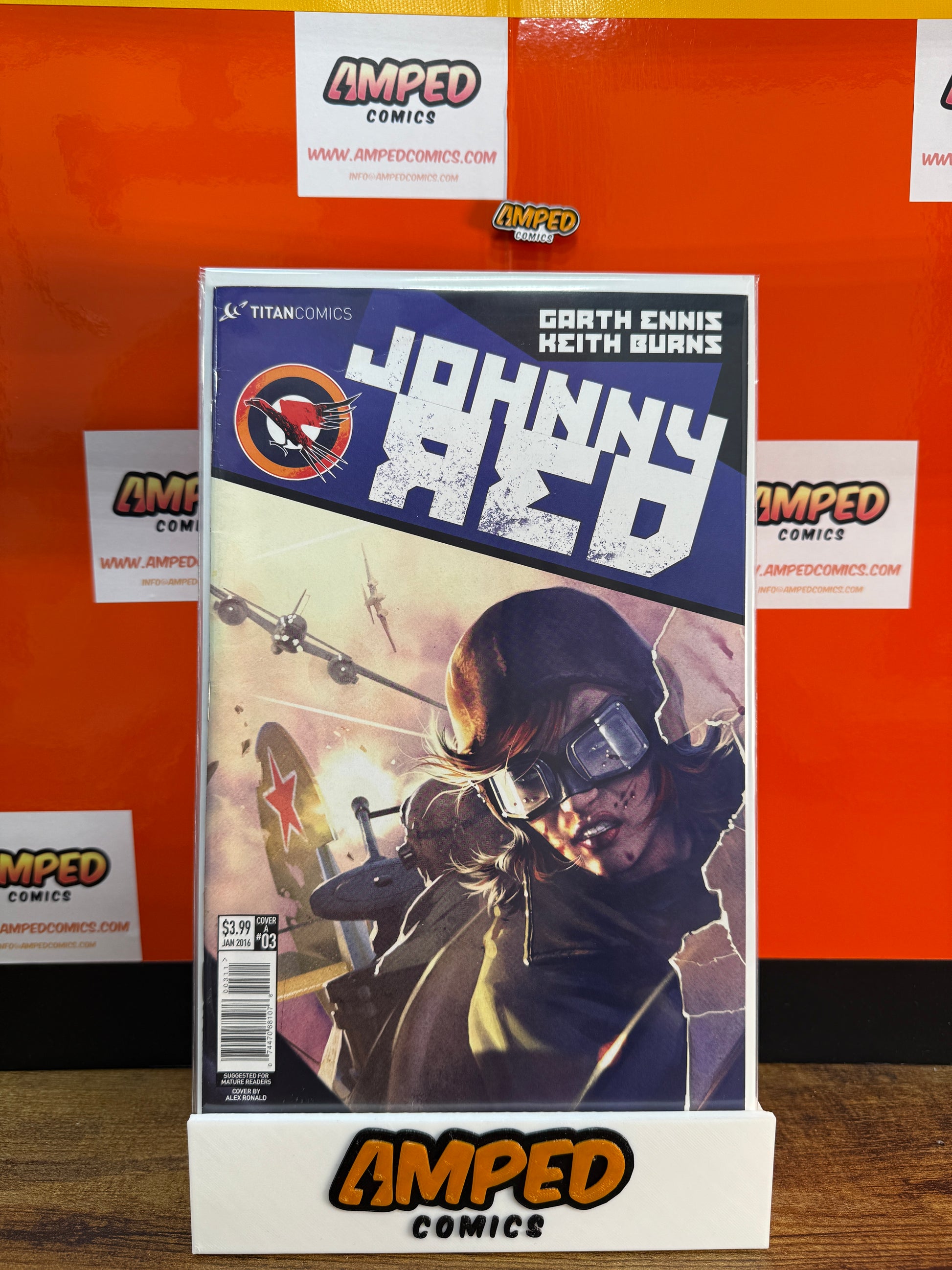 Johnny Red 3 Titan Comics Jan 2016 Garth Ennis Keith Burns