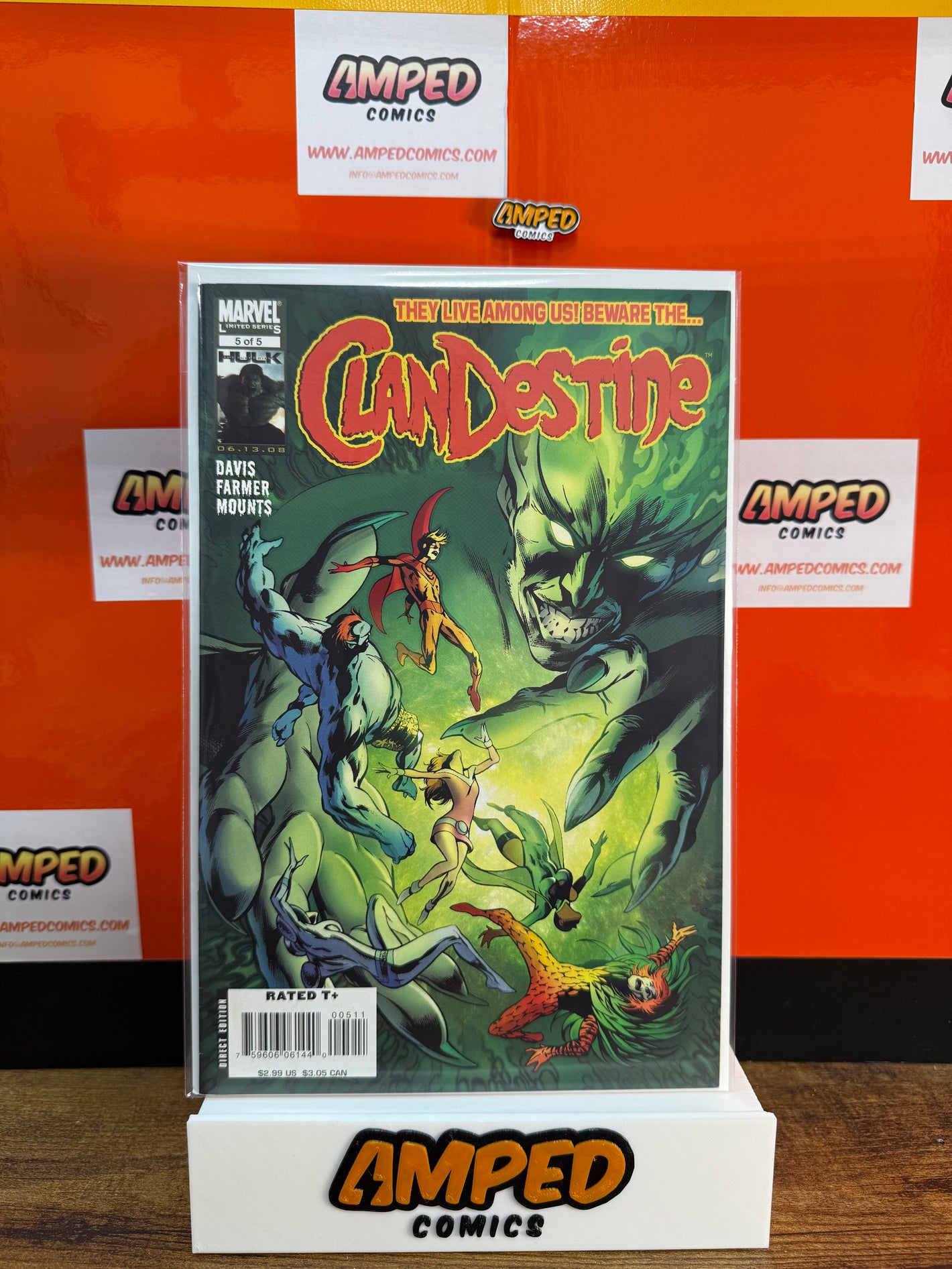 ClanDestine 5 Marvel Comics 2008 Davis Farmer Mounts