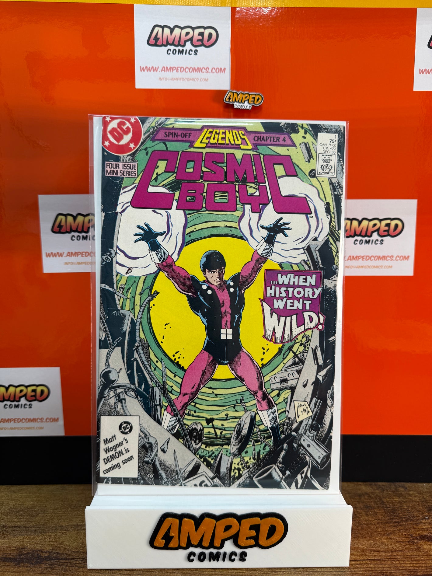 Cosmic Boy 4 (1986) DC Comics Legends Spin-Off Mini-Series