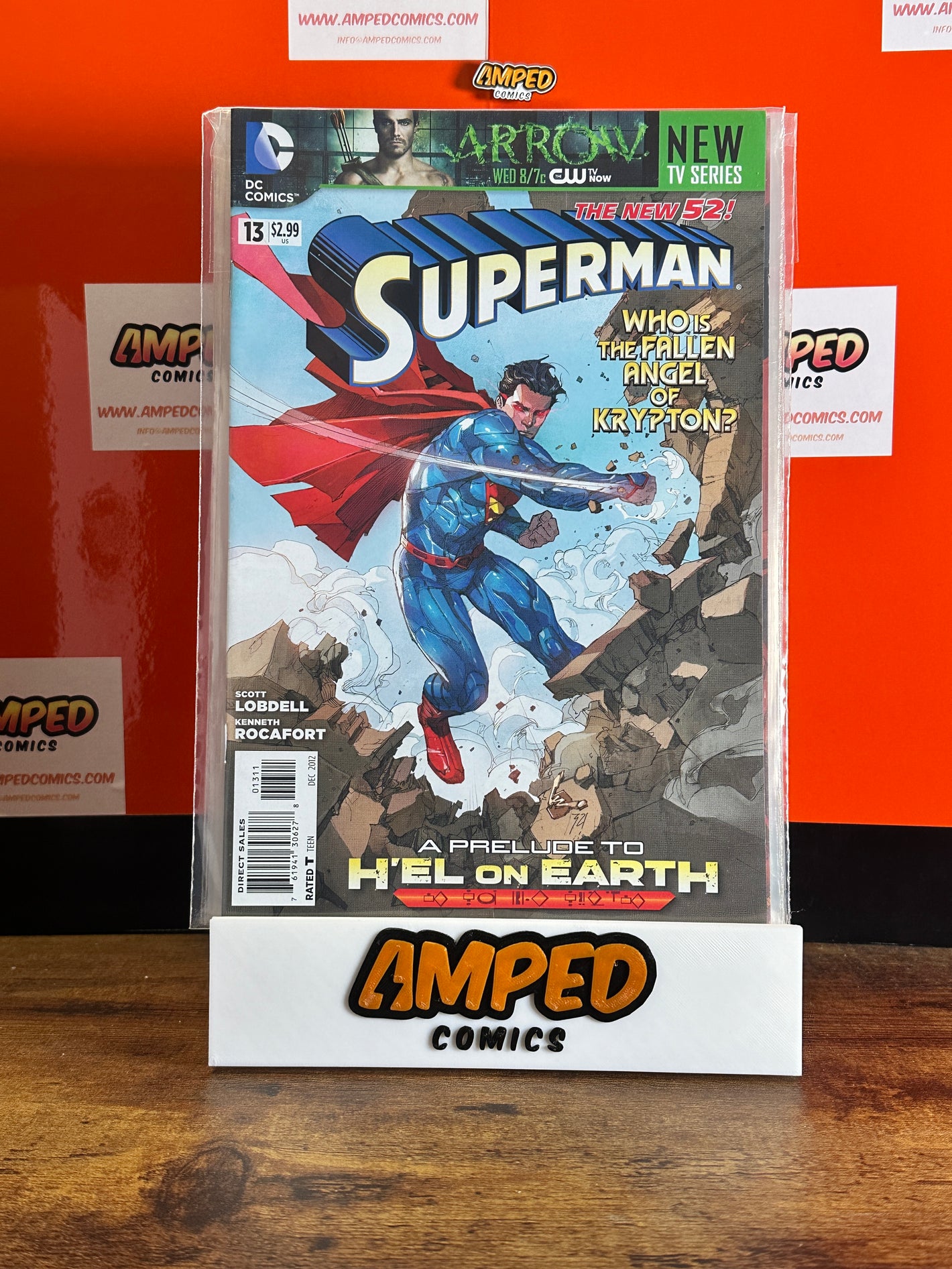 Superman 13 DC Comics The New 52 Prelude to Hel on Earth