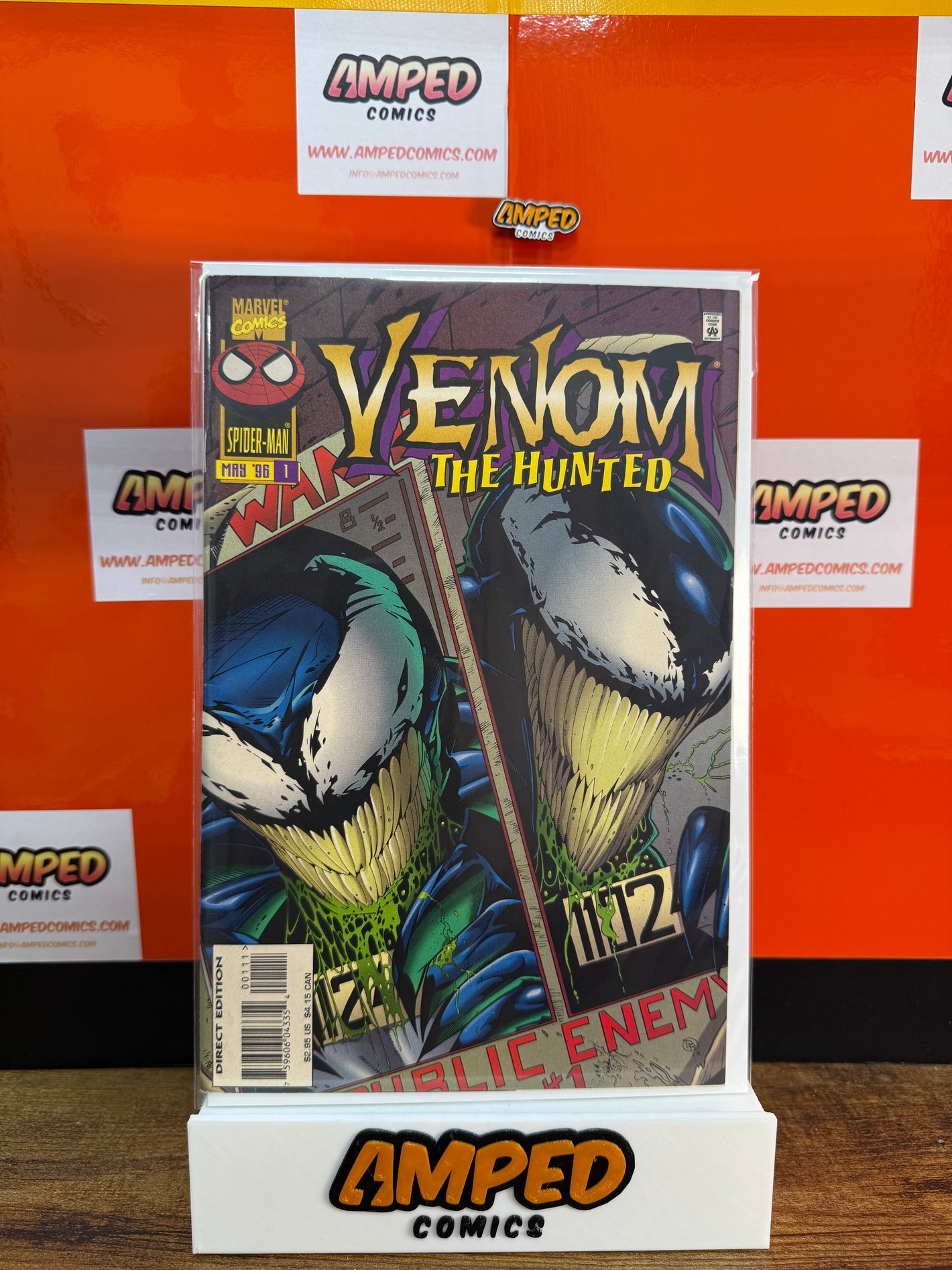 Venom The Hunted 1 (1996) Marvel Comics Spider-Man Mini-Series