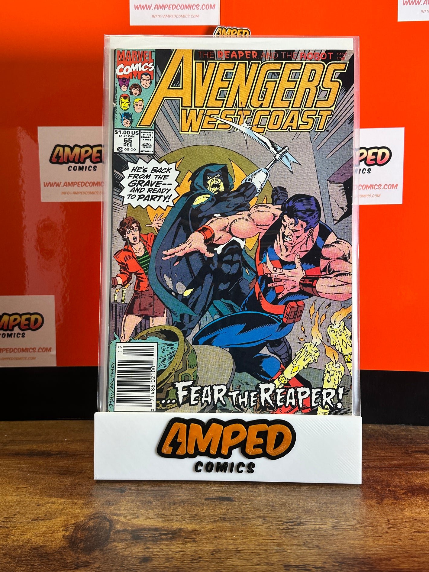 Avengers West Coast 65 Marvel Comics December 1990