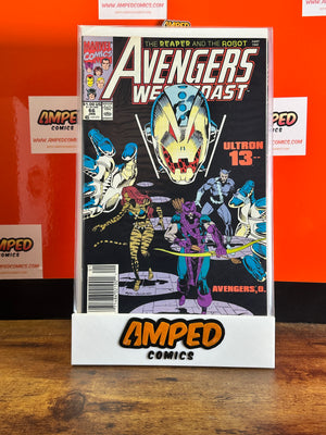 Avengers West Coast 66 Marvel Comics Jan 1990 Ultron Appearance