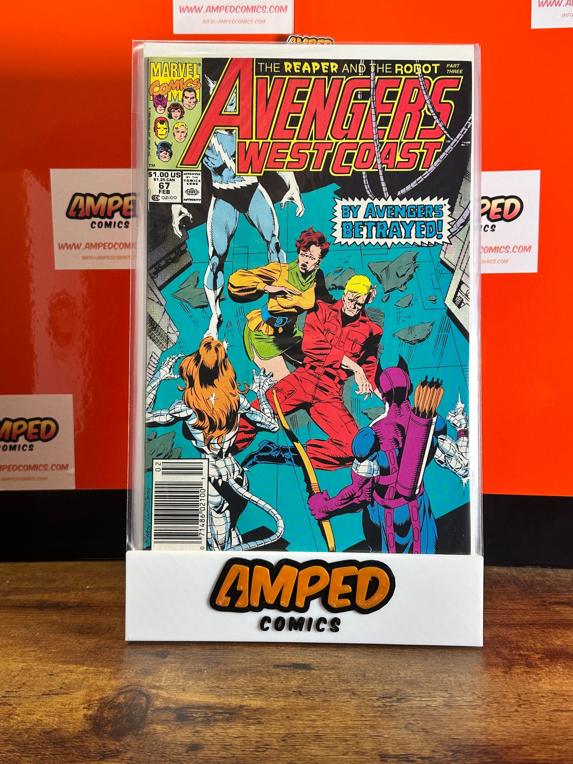 Avengers West Coast 67 Marvel Comics Feb 1990