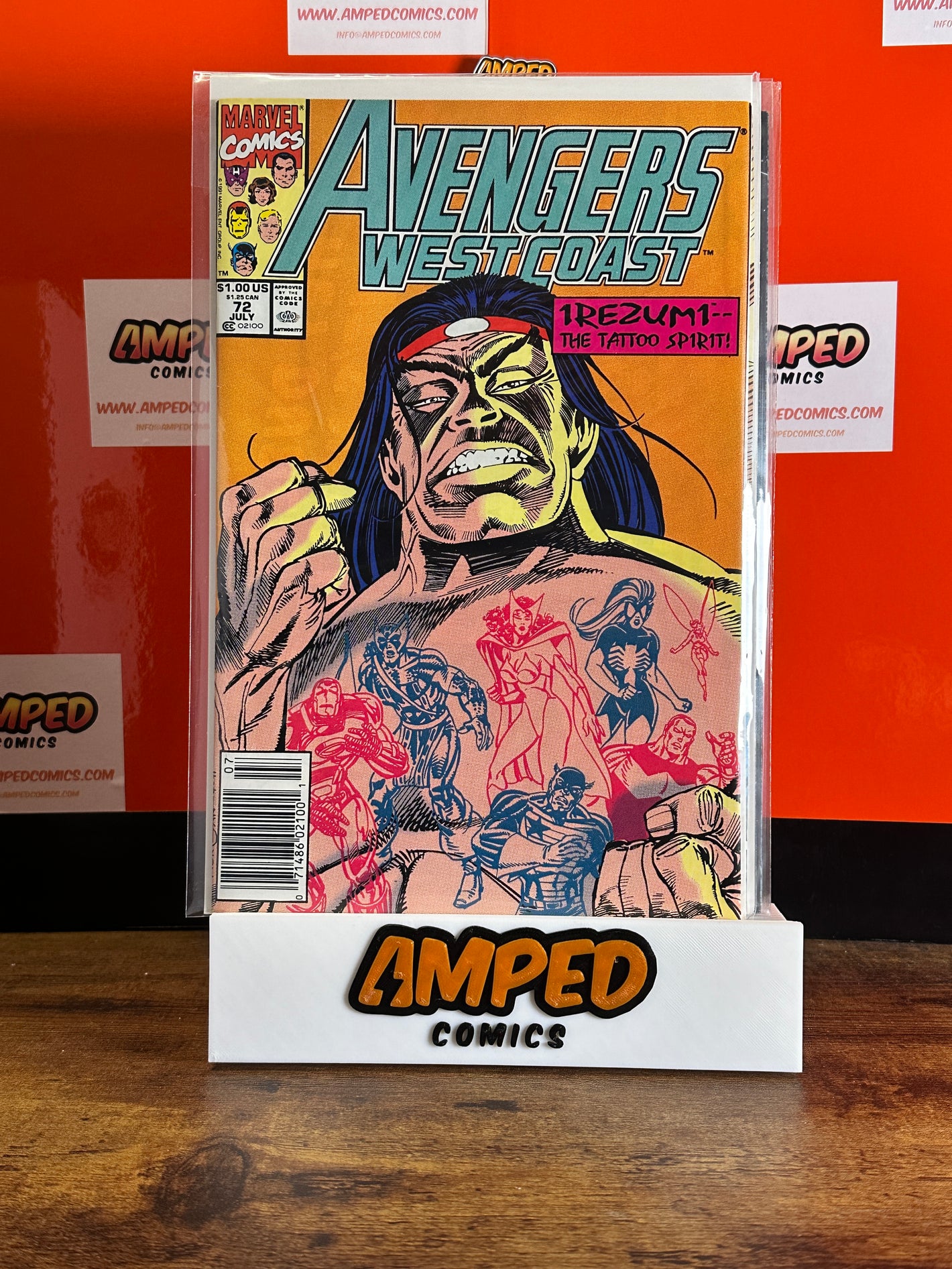 Avengers West Coast 72 Marvel Comics 1991