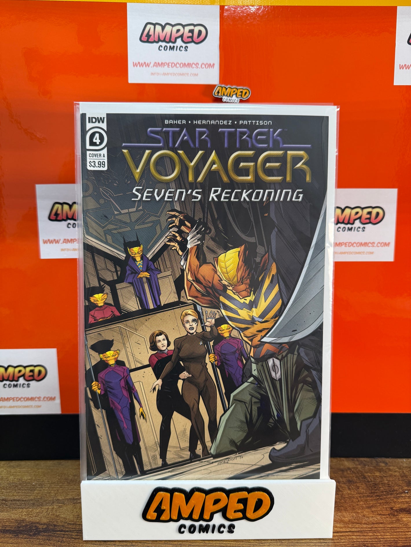 Star Trek Voyager 4 Sevens Reckoning IDW Cover A