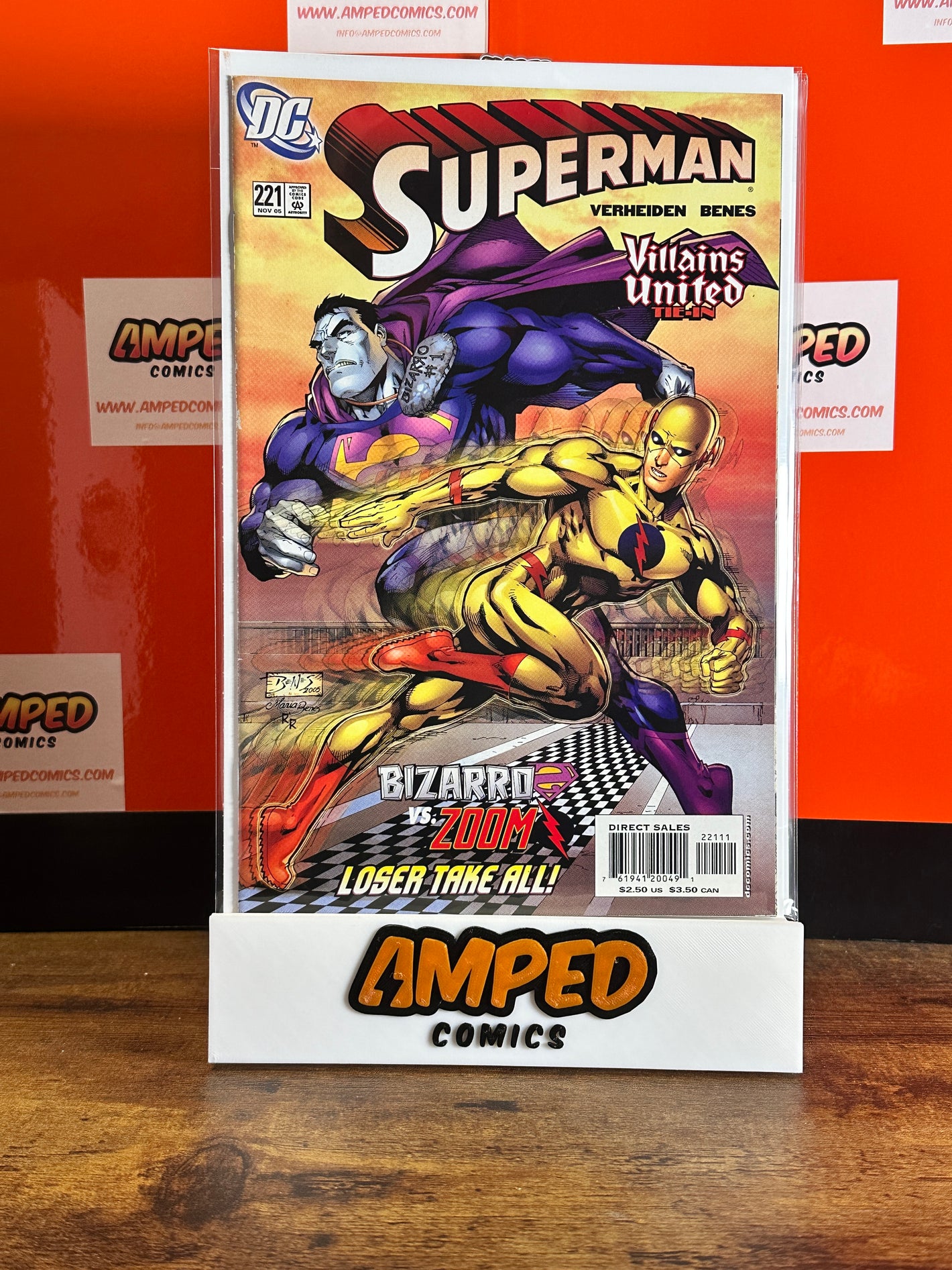 Superman 221 (Nov 2005) DC Comics - Bizarro vs Zoom