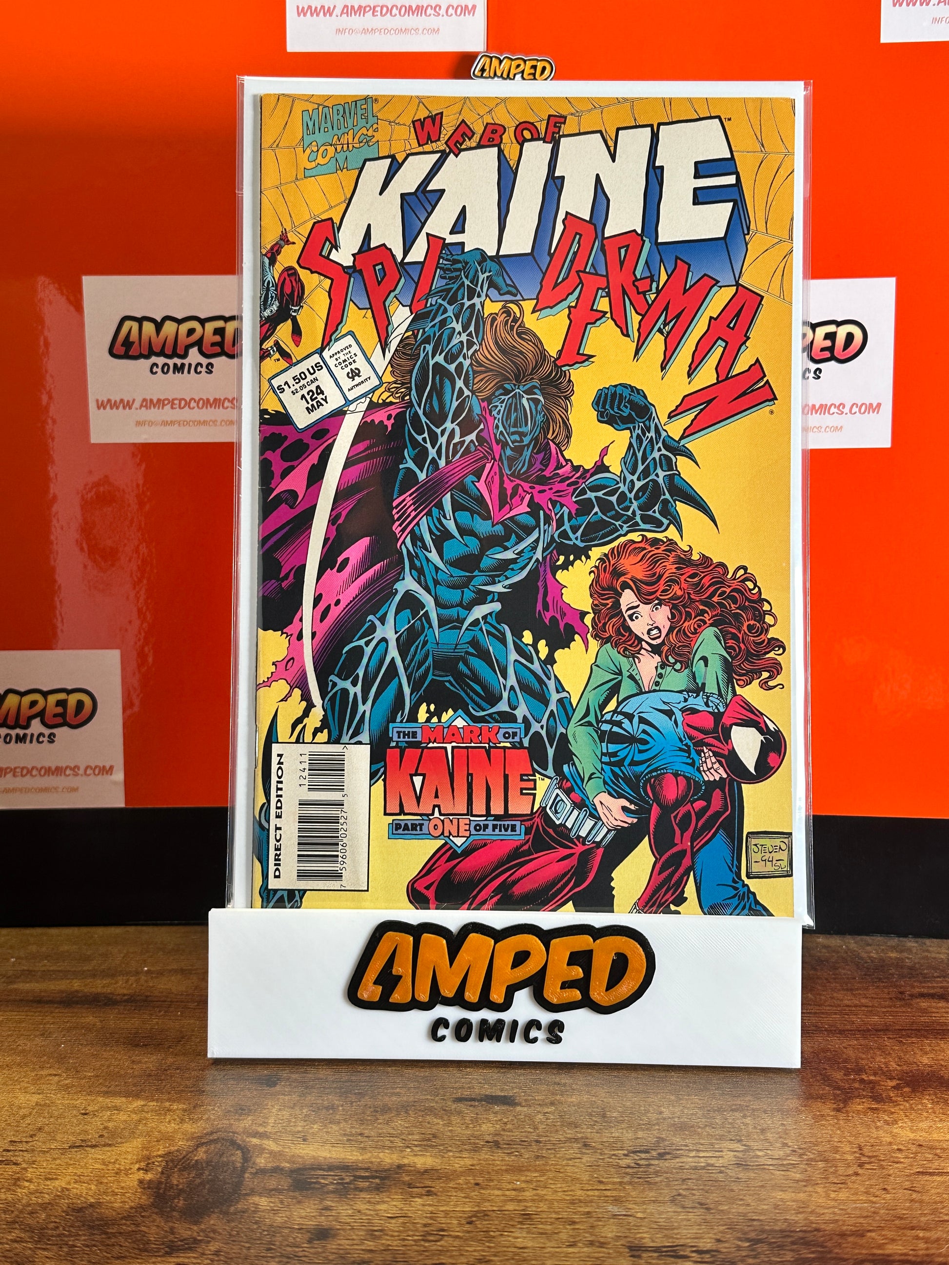 Web of Spider-Man 124 Marvel Comics May 1994 The Mark of Kaine Part 1
