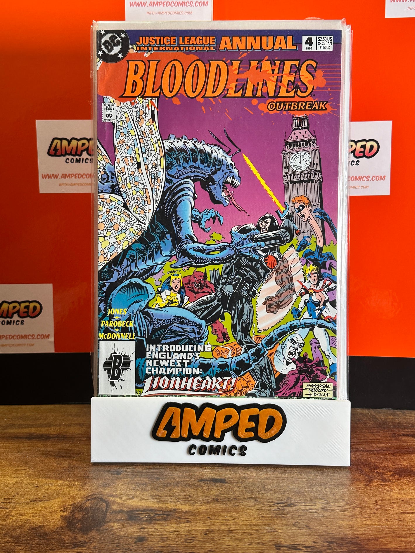 Justice League International Annual 4 DC Comics 1993 Bloodlines Outbreak