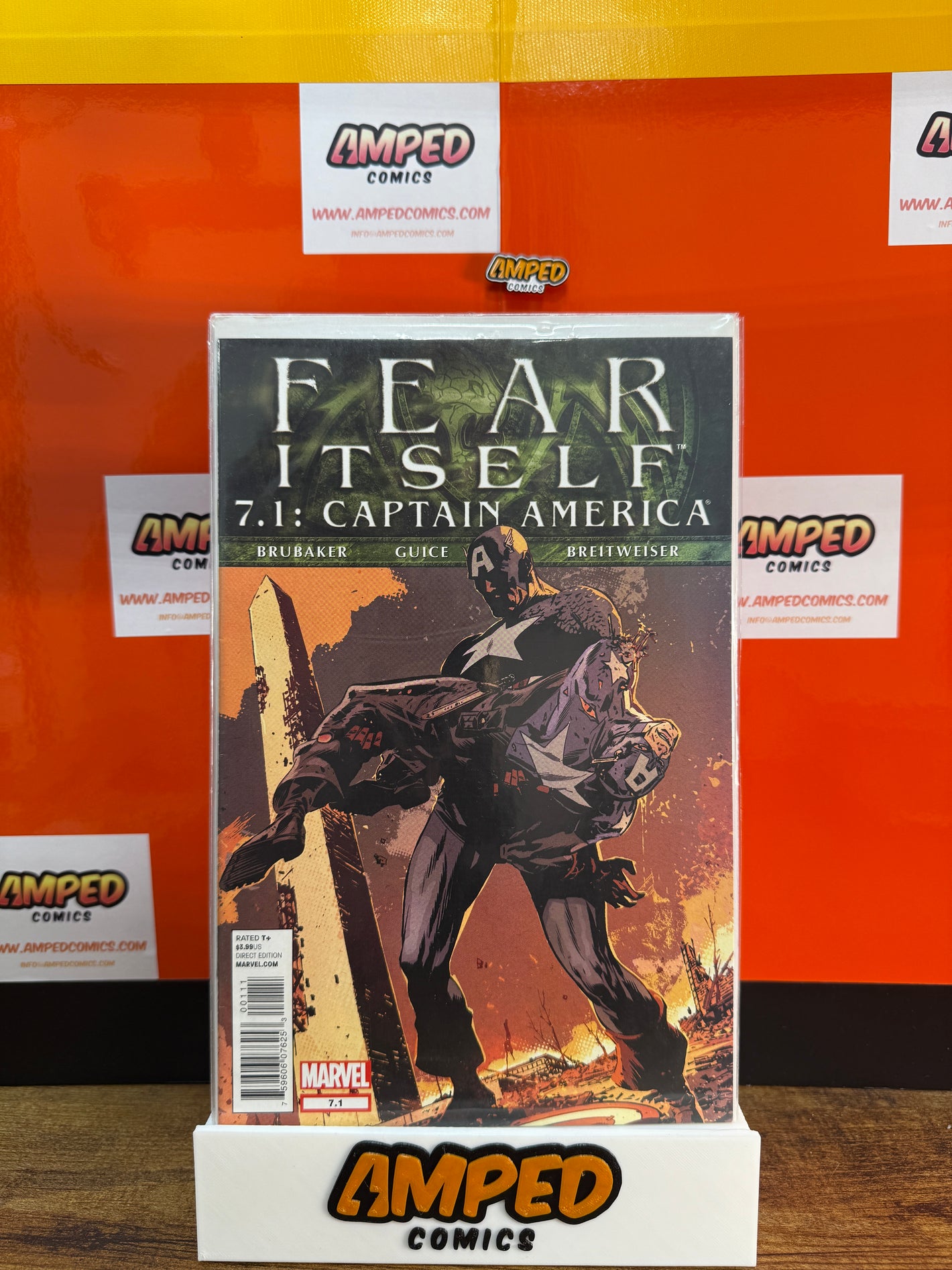 Fear Itself 7.1 Captain America - Marvel Comics