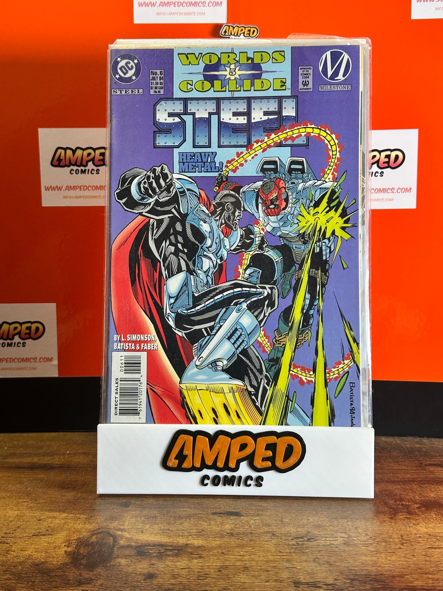 Steel 6 Worlds Collide DC Milestone July 1994