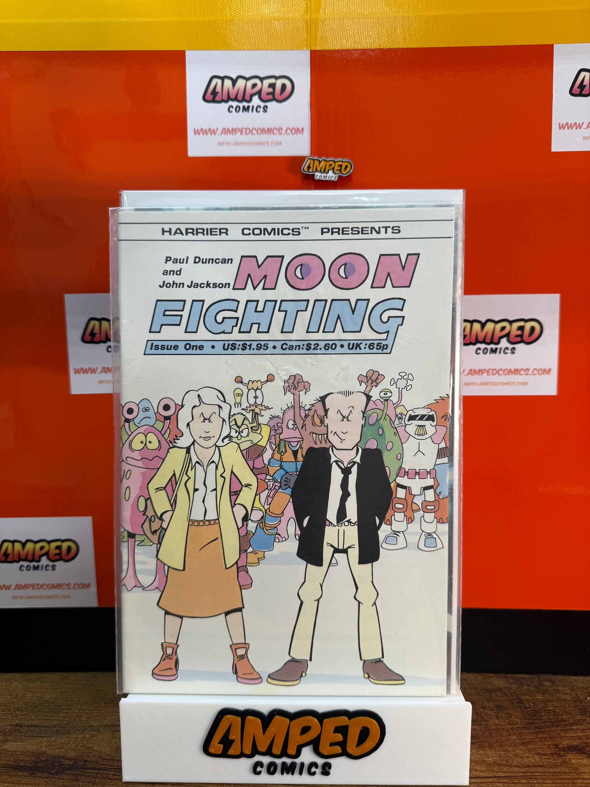 Moon Fighting 1 Harrier Comics 1980s Paul Duncan John Jackson