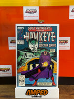 Solo Avengers 10 Marvel 1988 Starring Hawkeye Doctor Druid