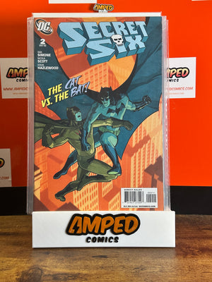 Secret Six 2 (Dec 2008) DC Comics - The Cat vs. The Bat
