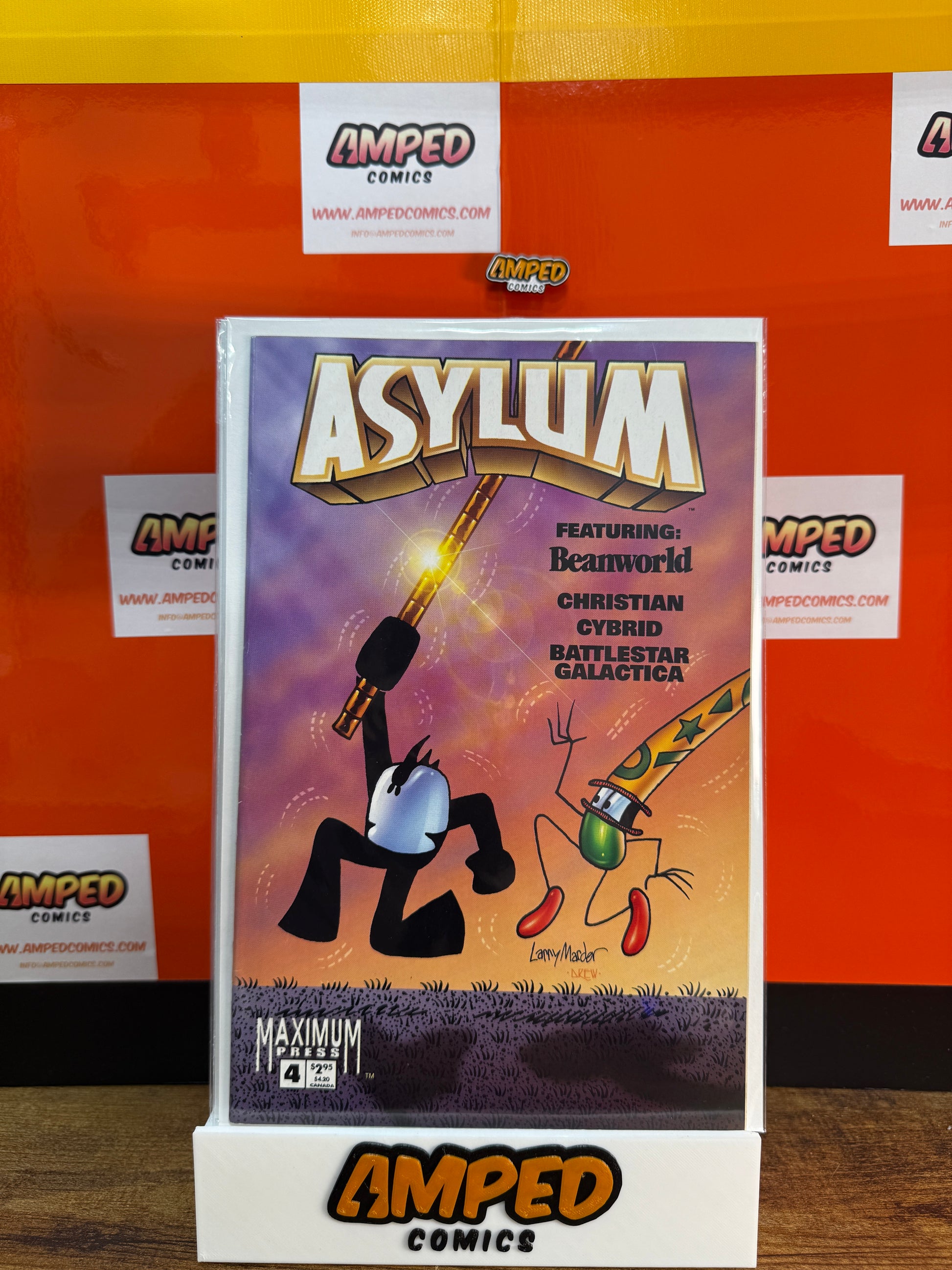Asylum 4 Maximum Press 1995 Featuring Beanworld Battlestar Galactica
