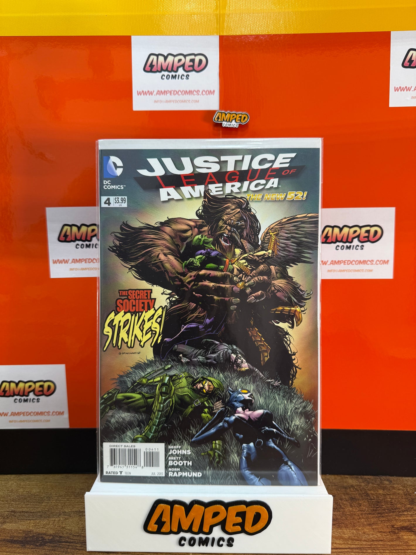 Justice League of America 4 DC Comics The New 52 (July 2013)