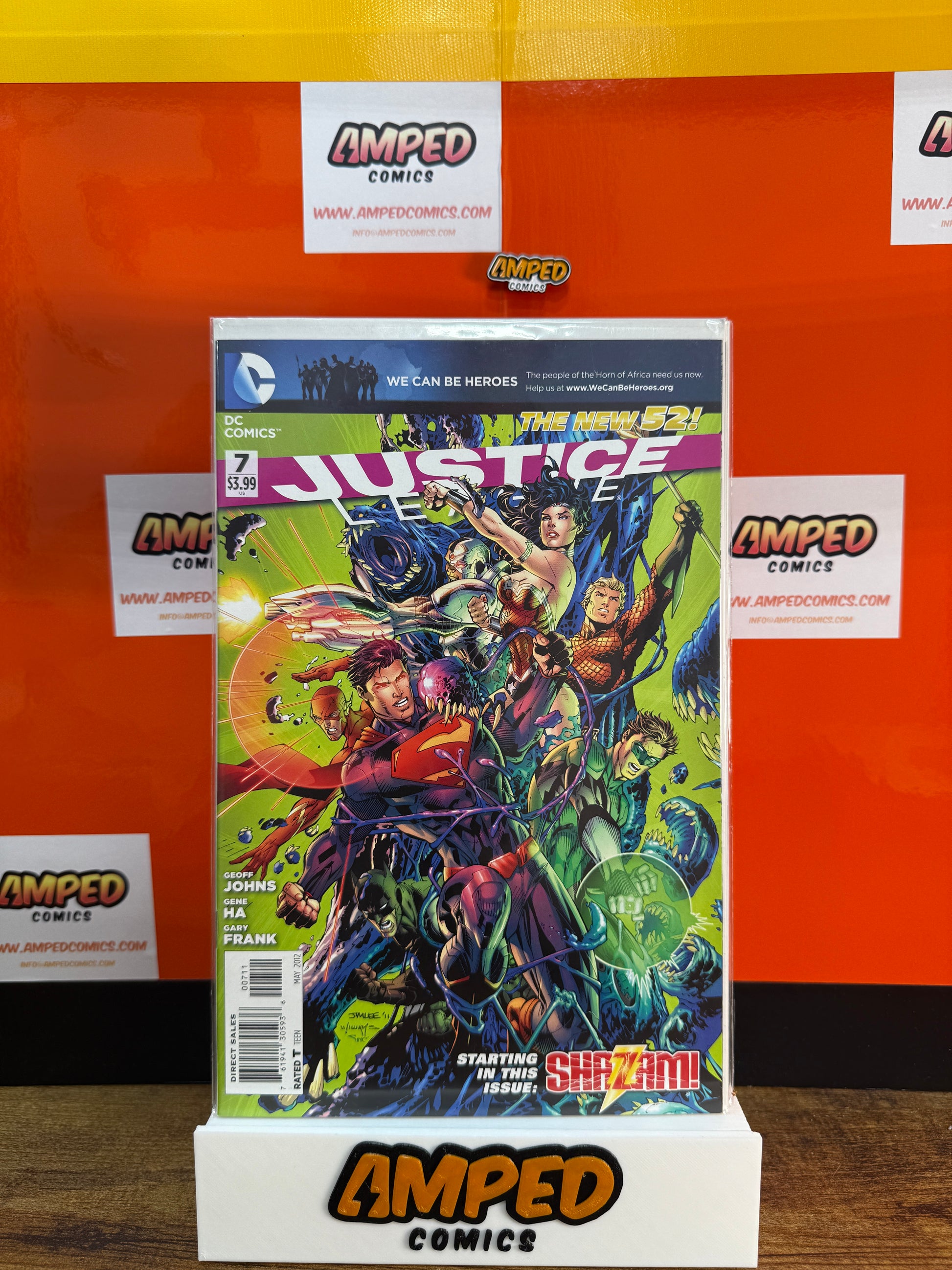 Justice League 7 (2012) DC Comics - Shazam Storyline Begins