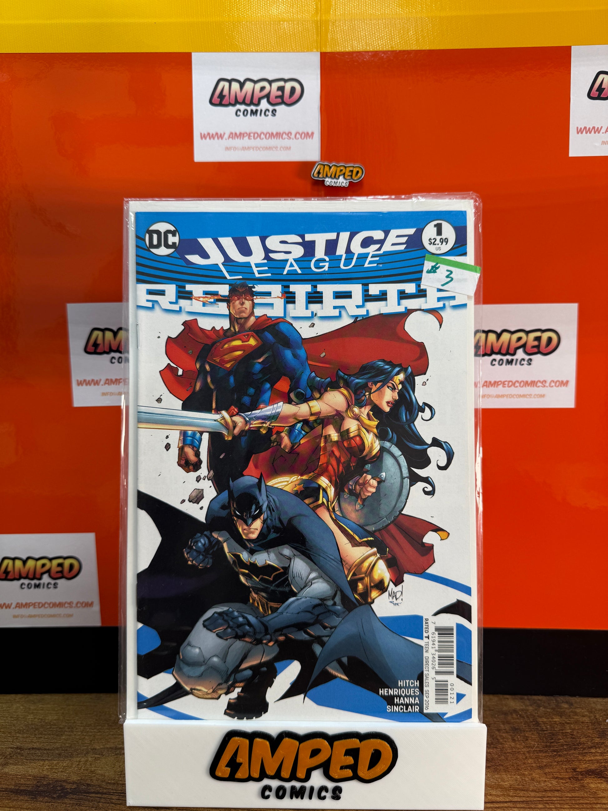 Justice League Rebirth 1 DC Comics 2016