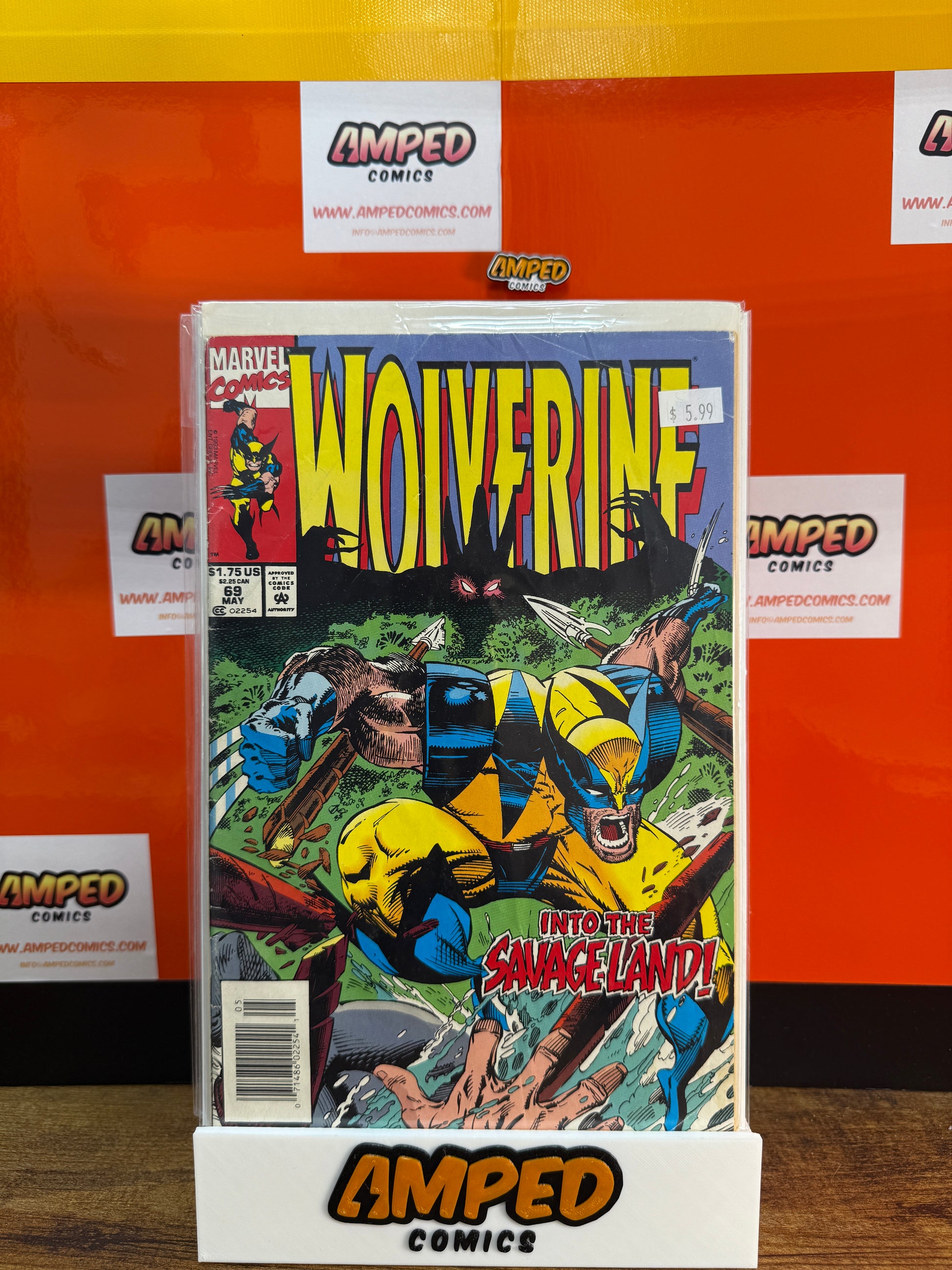 Wolverine 69 Marvel Comics May 1993 Into the Savage Land
