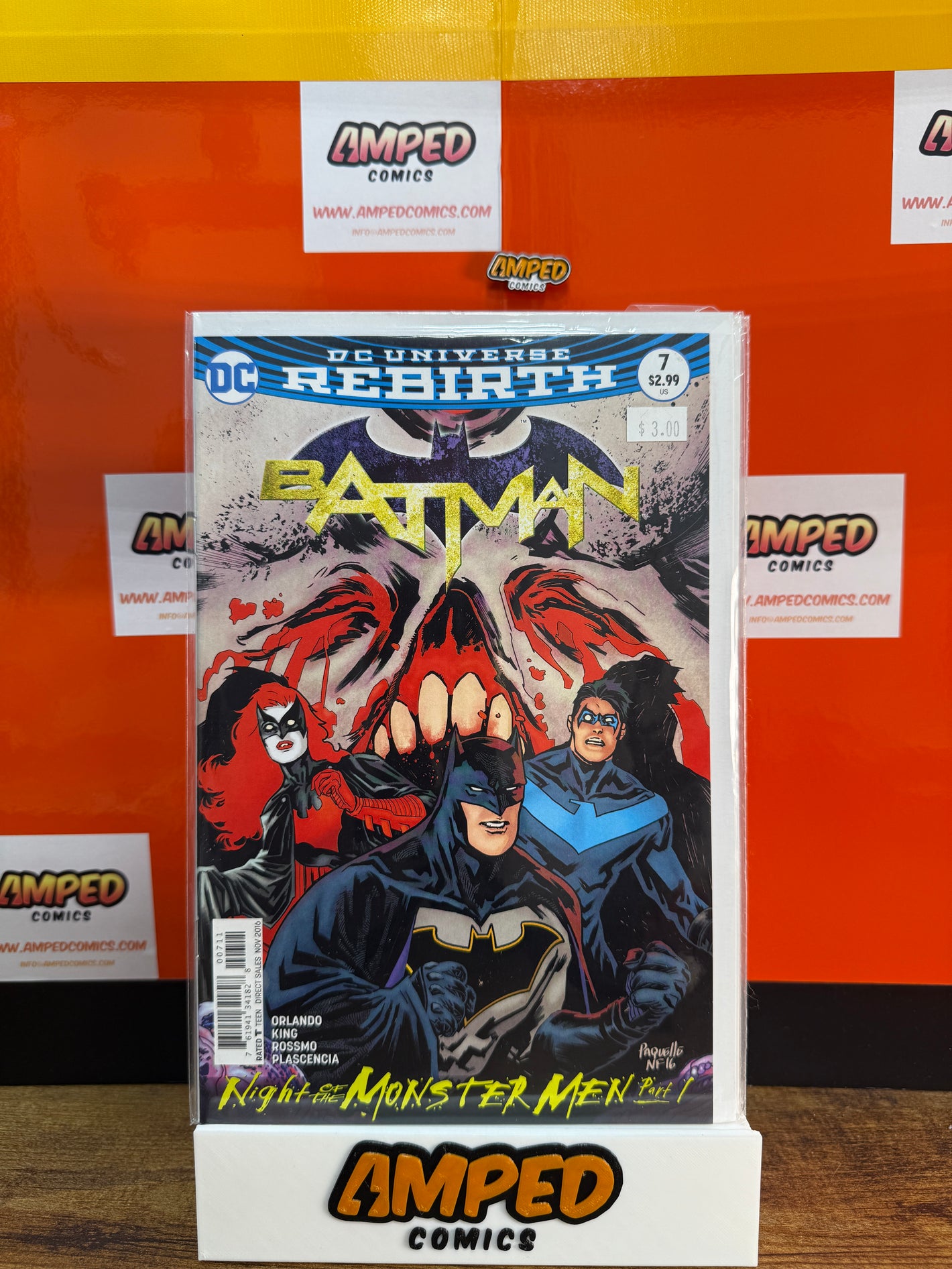 Batman 7 DC Rebirth Night of the Monster Men Part 1